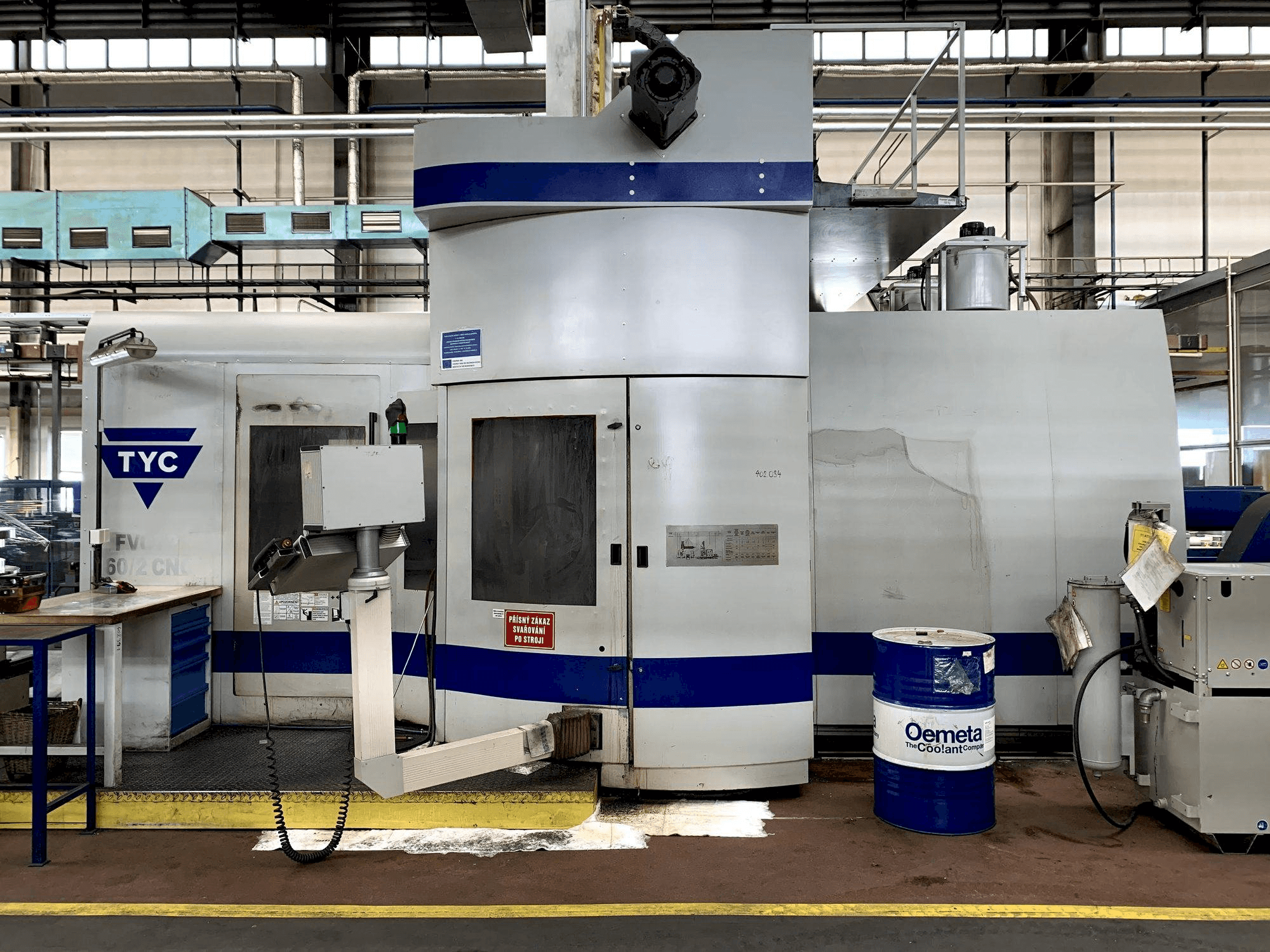 A TYC FVCTP 160/2 gép elölnézete