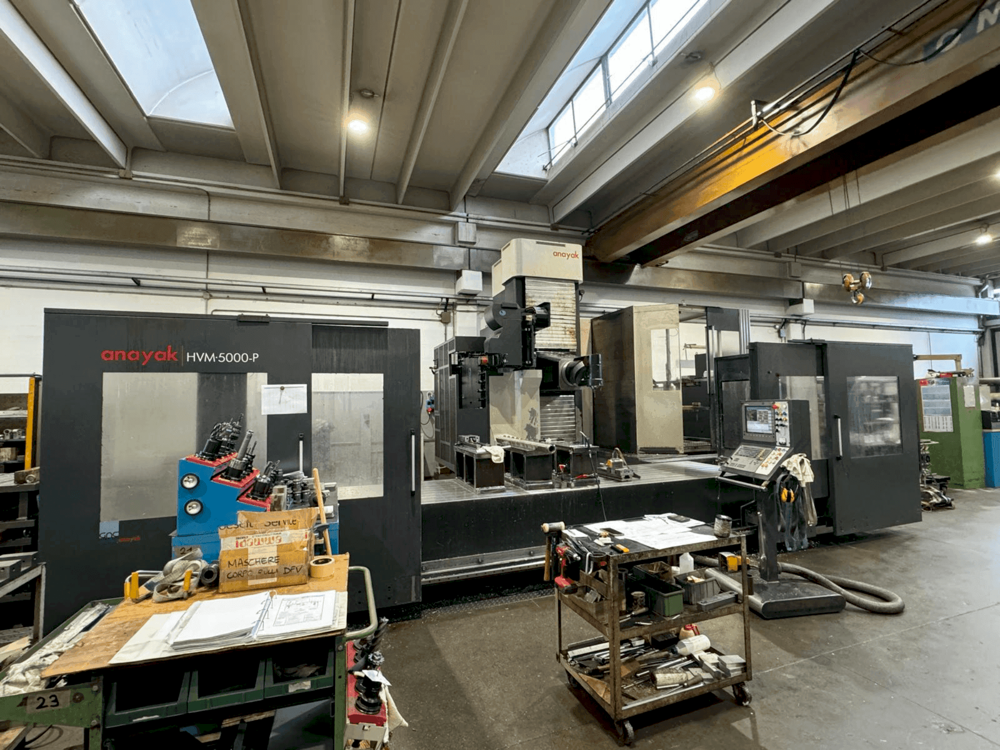 A ANAYAK HVM 5000P gép elölnézete