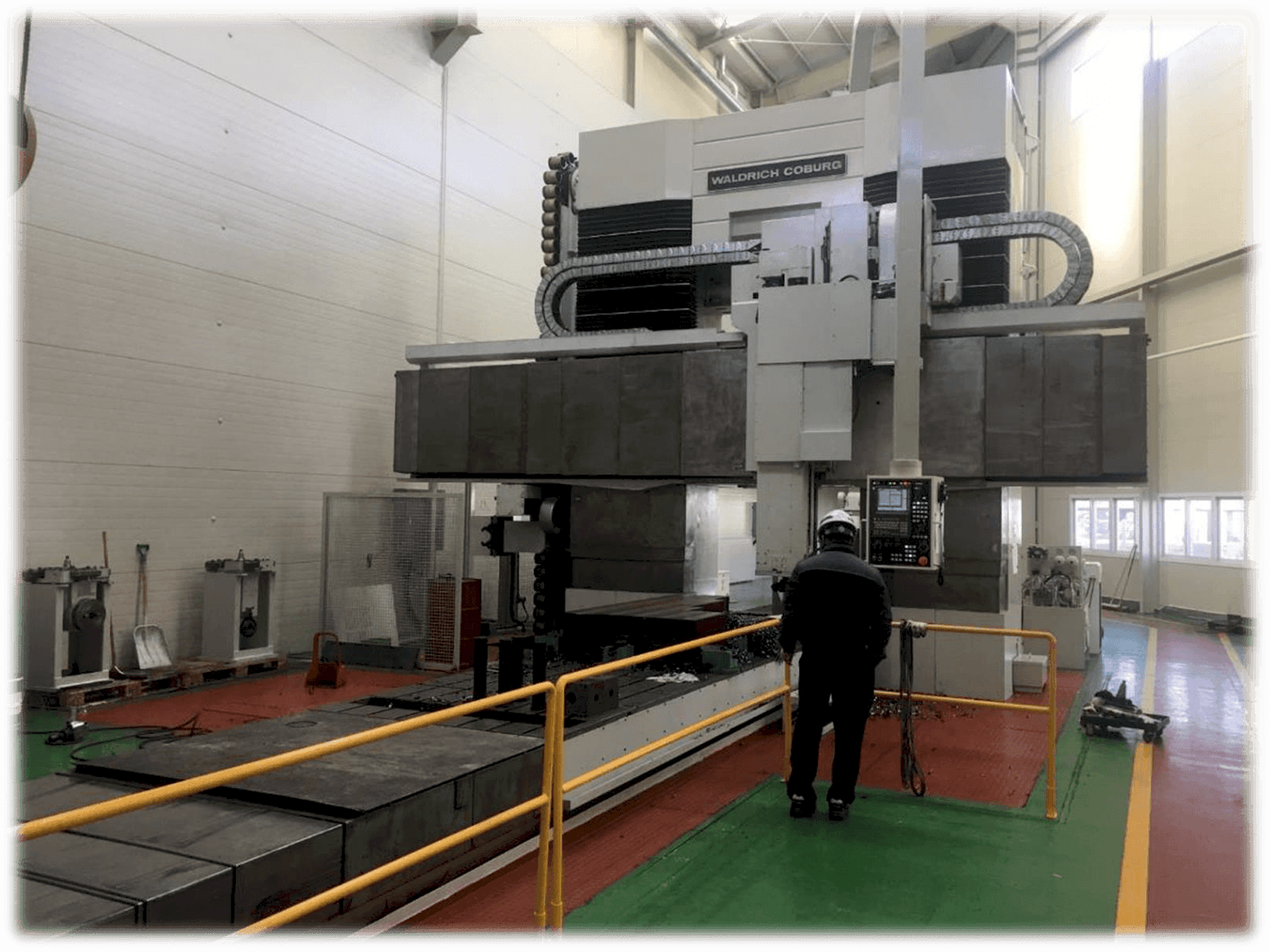 A WALDRICH COBURG 14-10FP150NC gép elölnézete