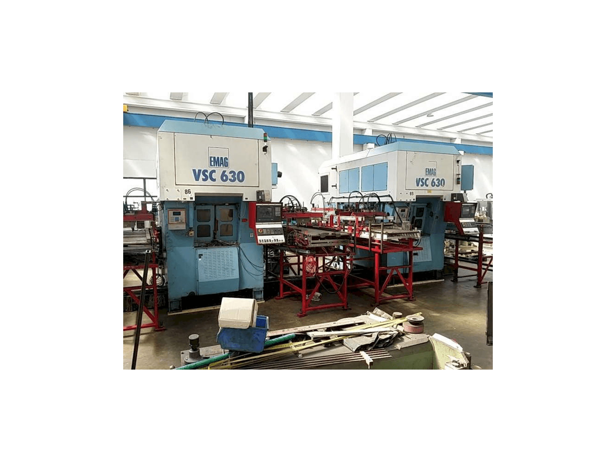 A EMAG VSC 630 gép oldalnézete