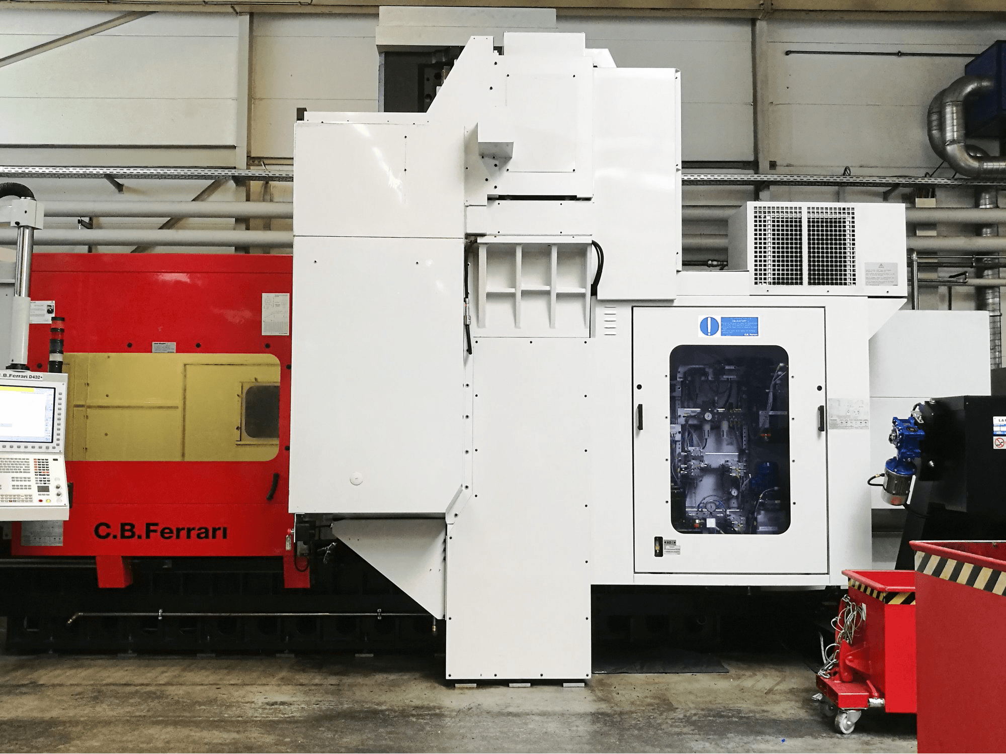 A C.B. Ferrari D432 gép elölnézete