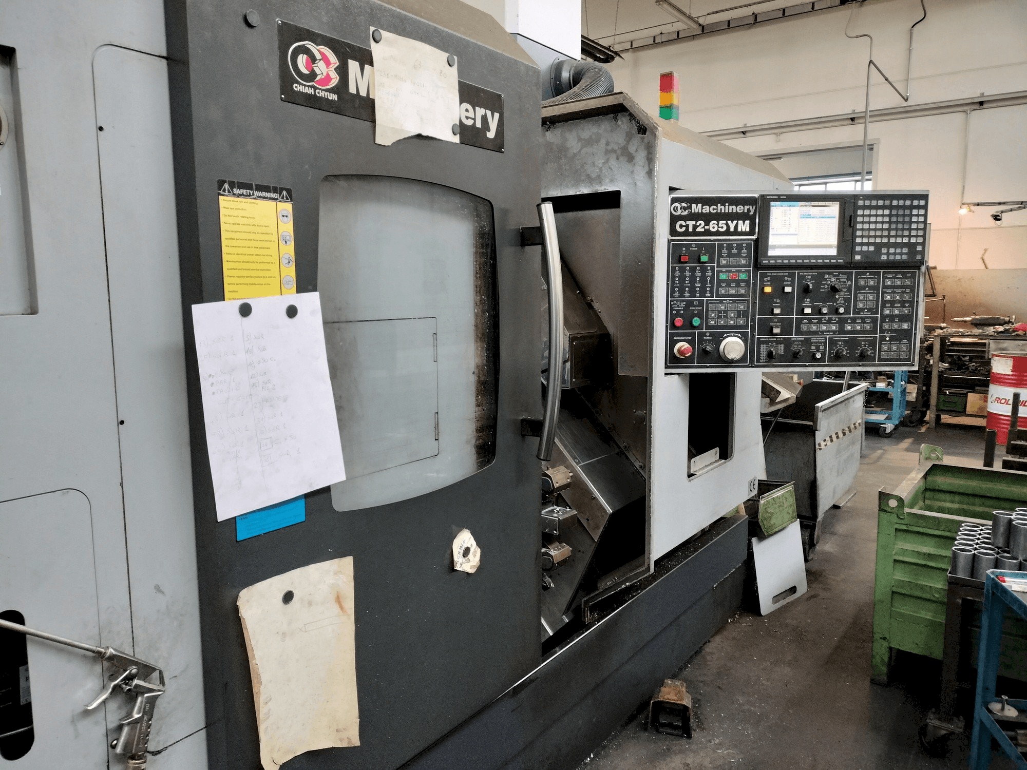 A CC Machinery CT2-65YM gép elölnézete