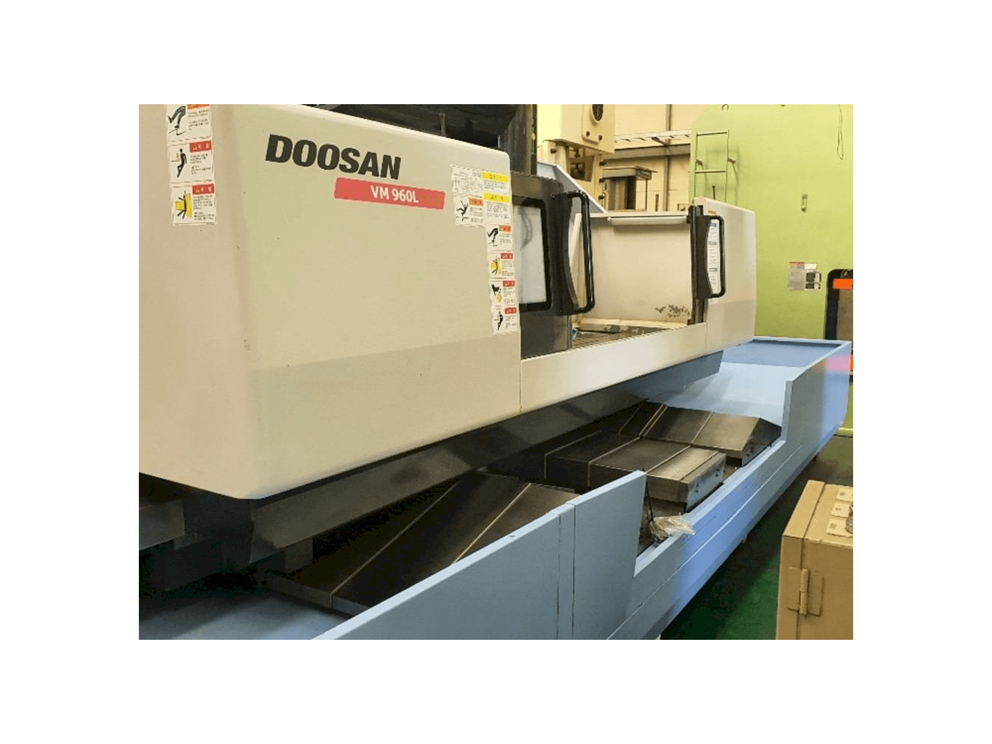 A Doosan VM 960L gép elölnézete