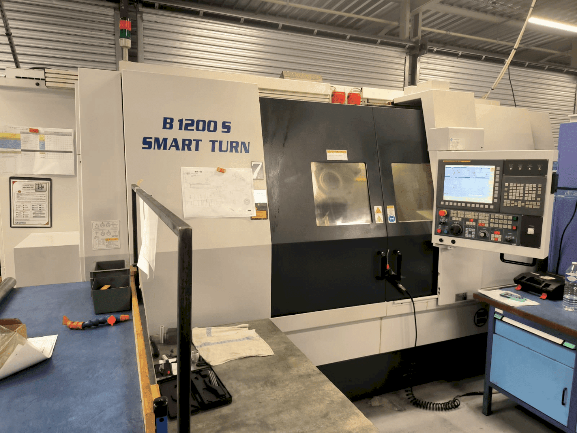 A Biglia B1200S SMART TURN gép elölnézete
