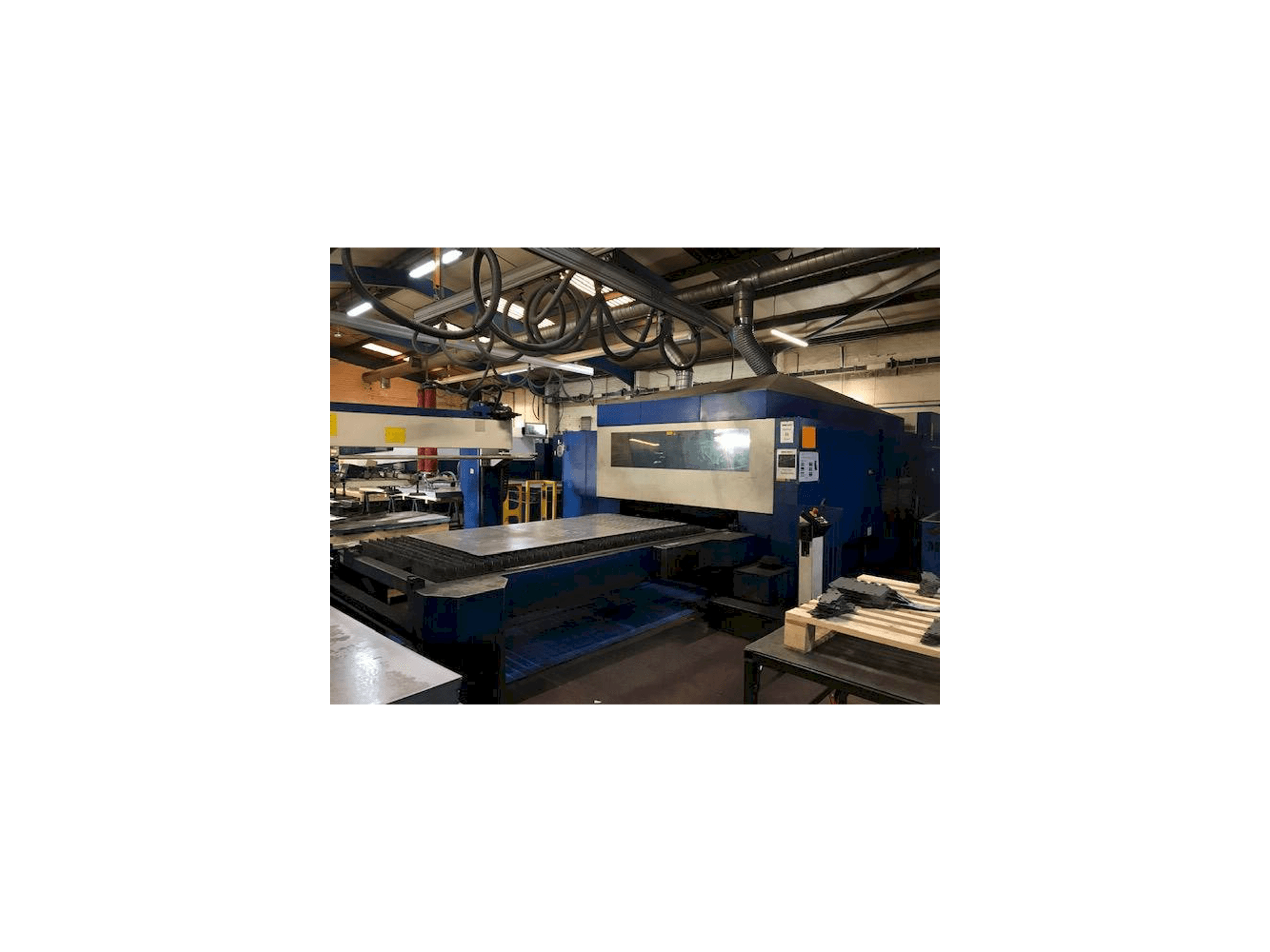 A Trumpf Traumatic L 3050 gép elölnézete