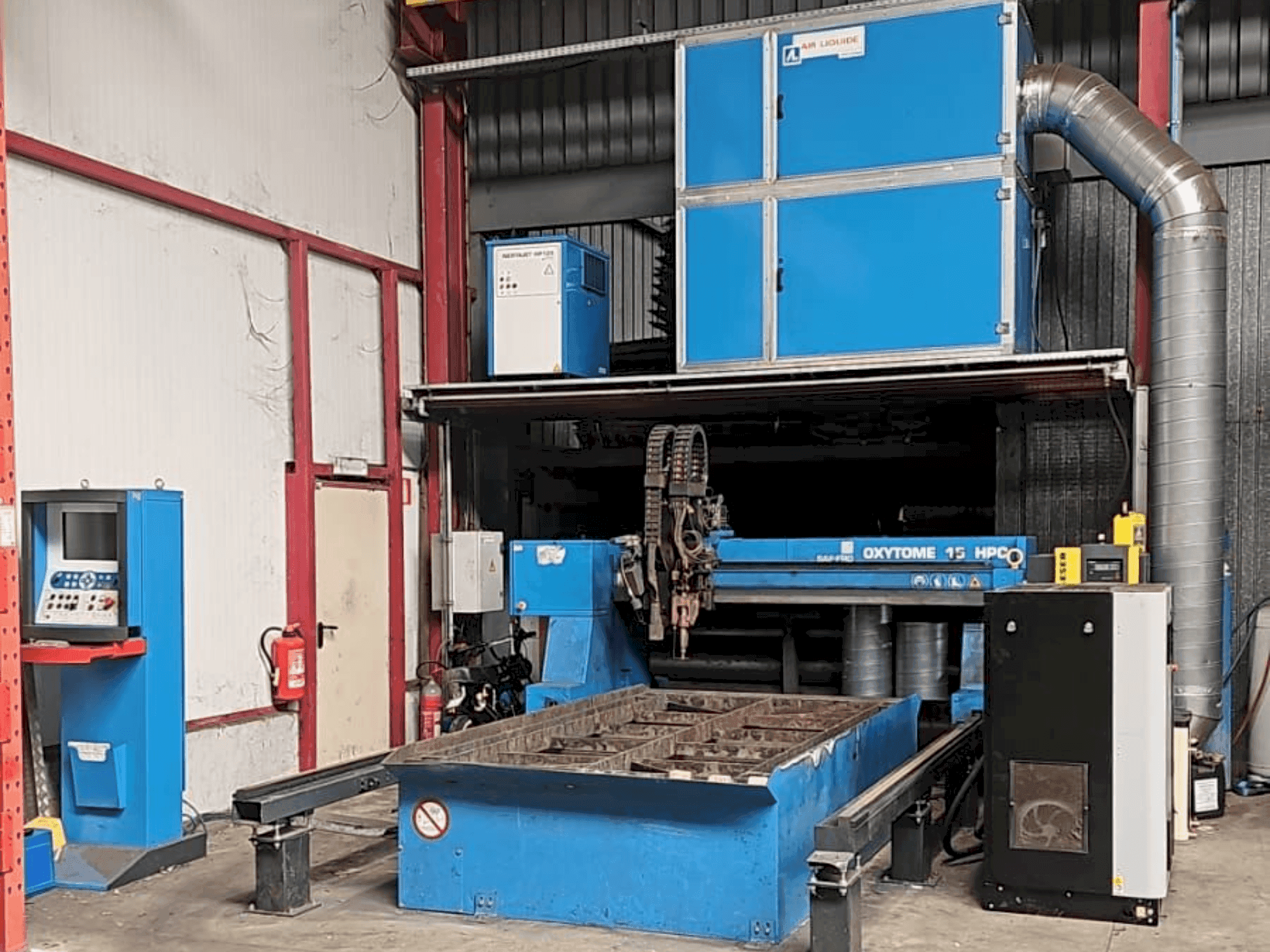 A SAF Oxytome 15 HPC gép elölnézete