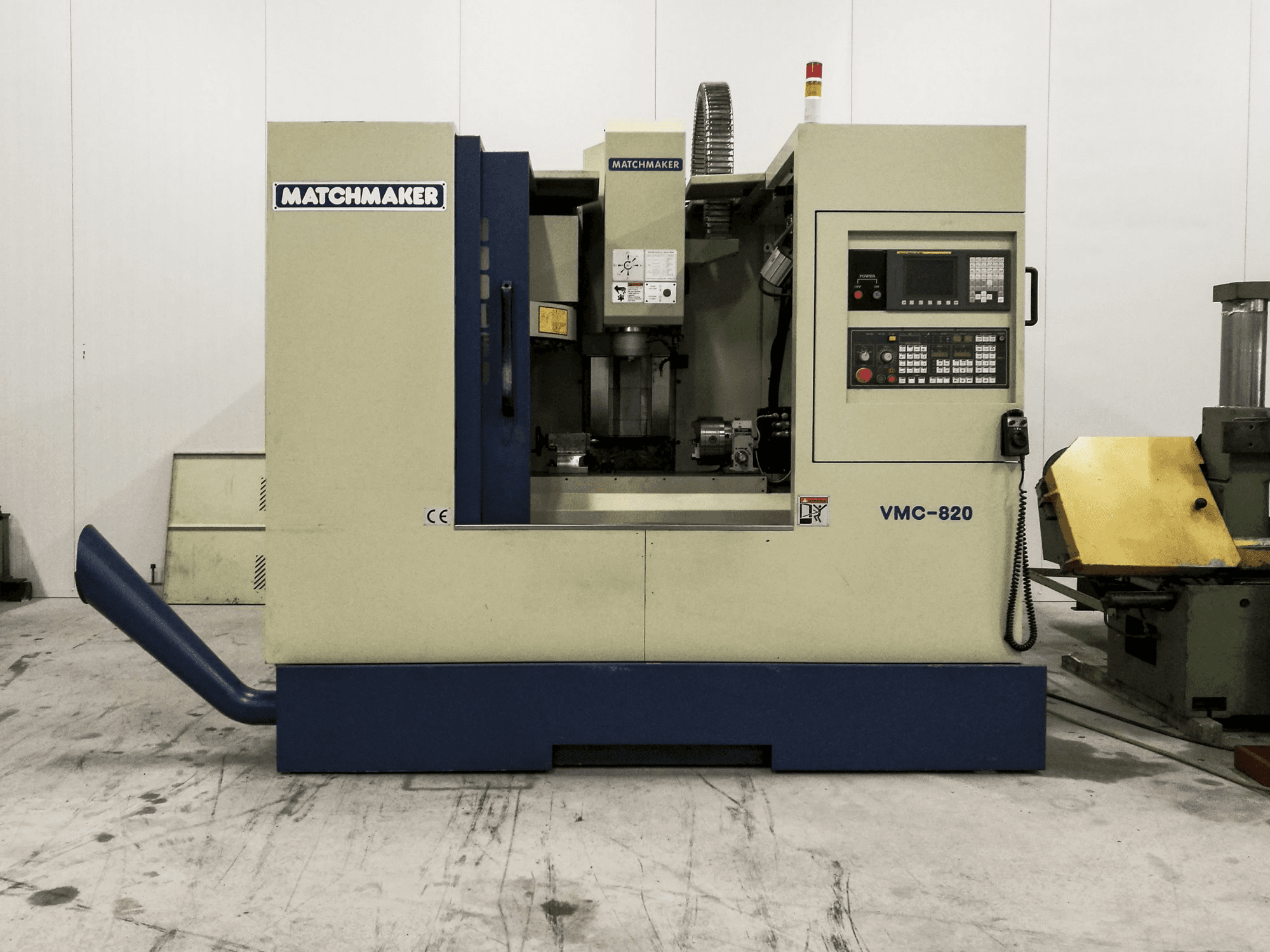 A Matchmaker VMC-820 gép elölnézete