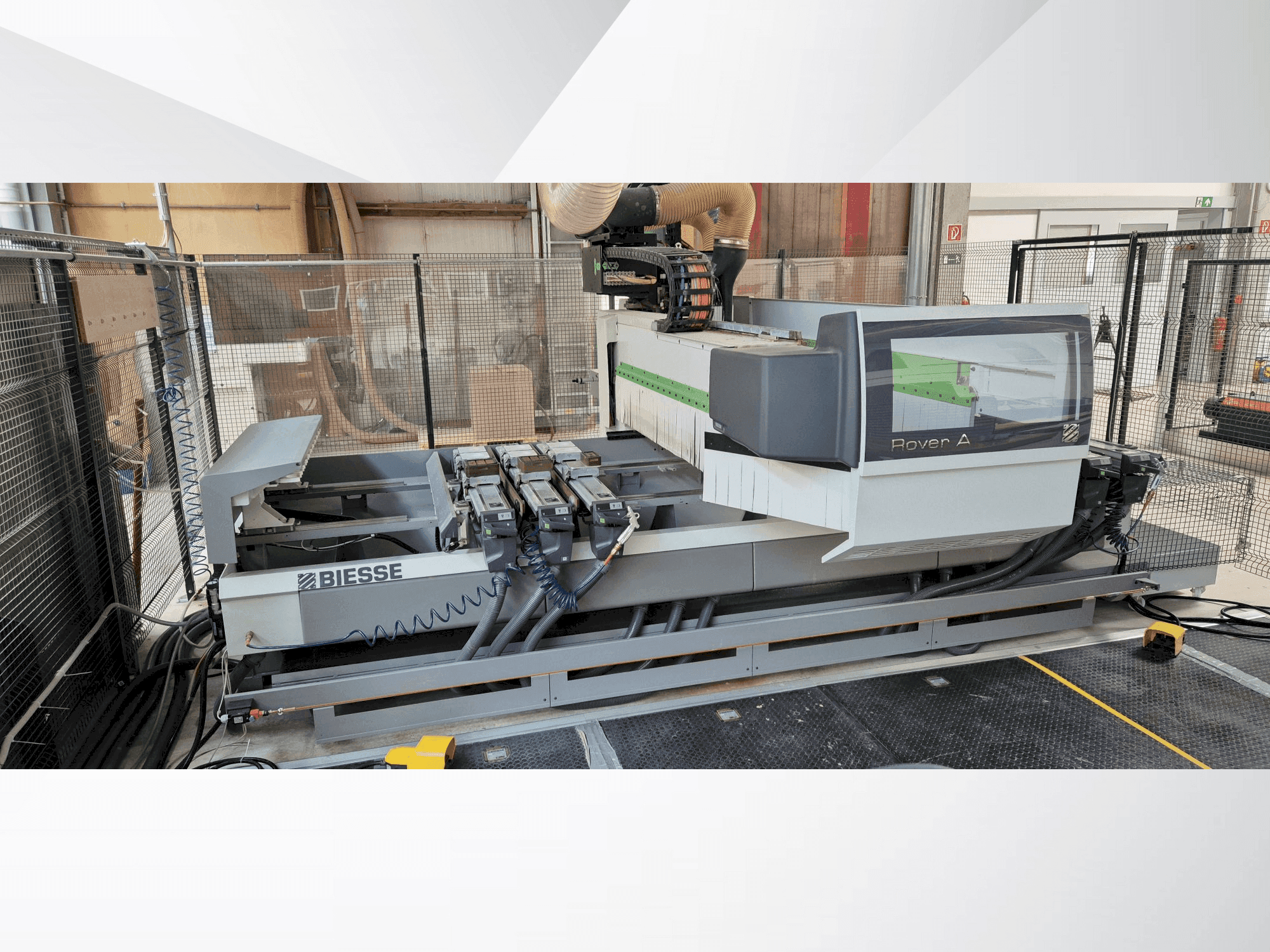 A BIESSE Rover A ATS gép elölnézete