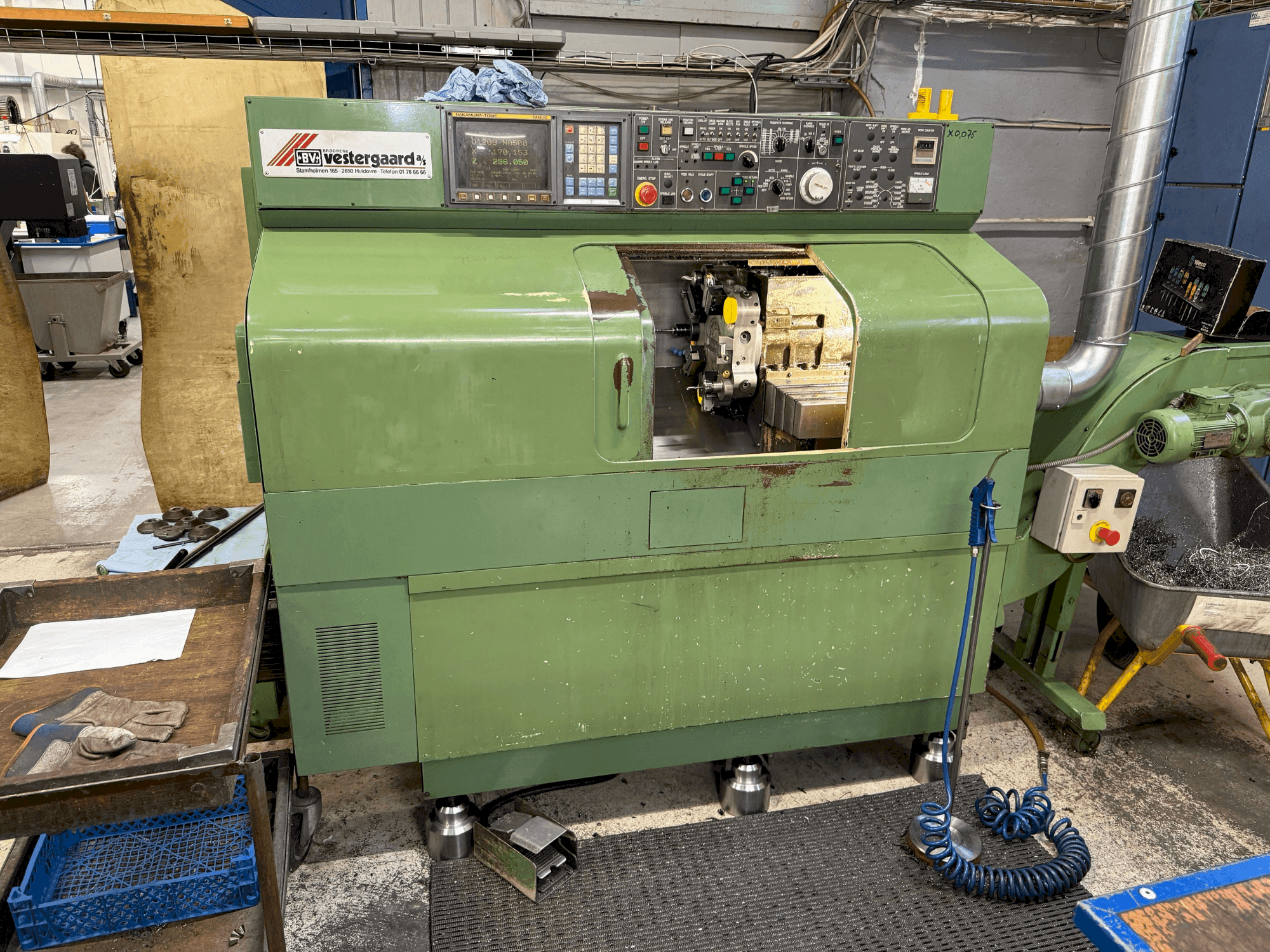 A NAKAMURA TMC-15 gép elölnézete