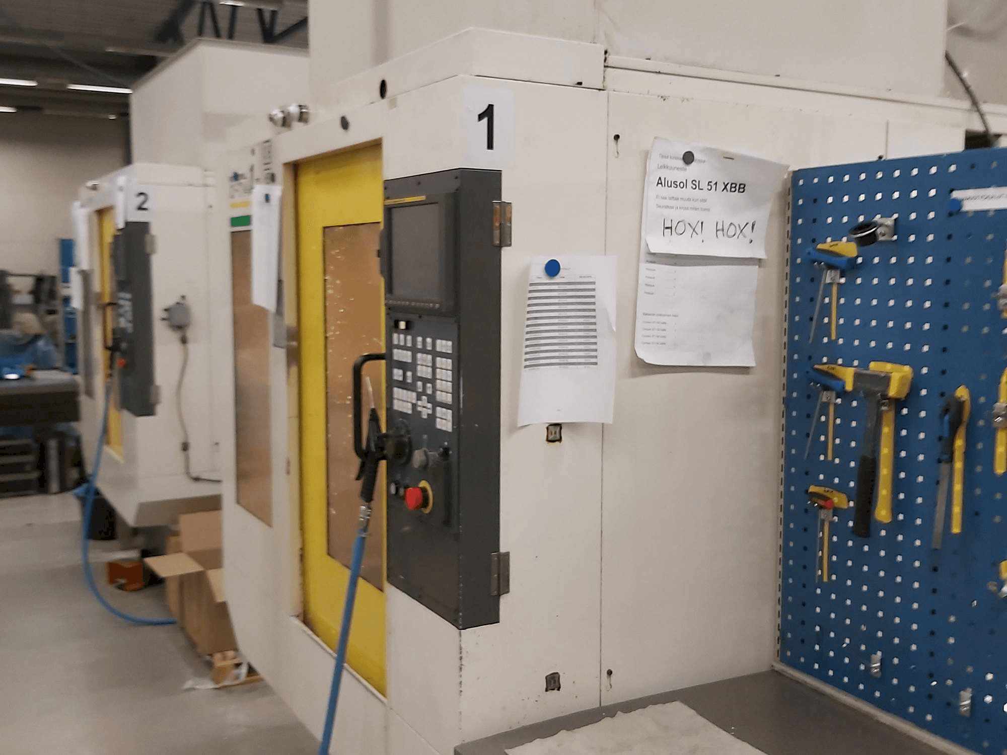 A FANUC Robodrill alfa-T14iA gép elölnézete