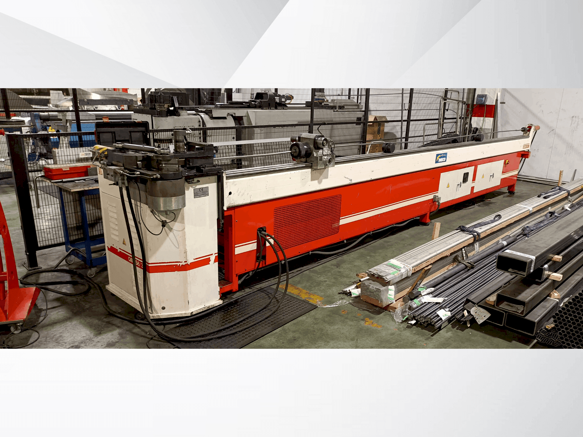 A INECO GBMS 6/3X gép elölnézete