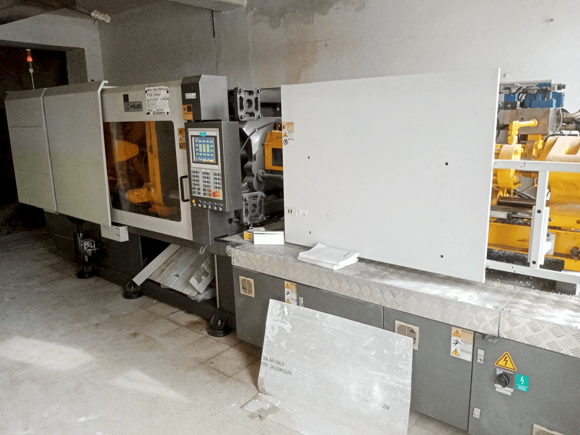A Welltec 320F2 gép elölnézete
