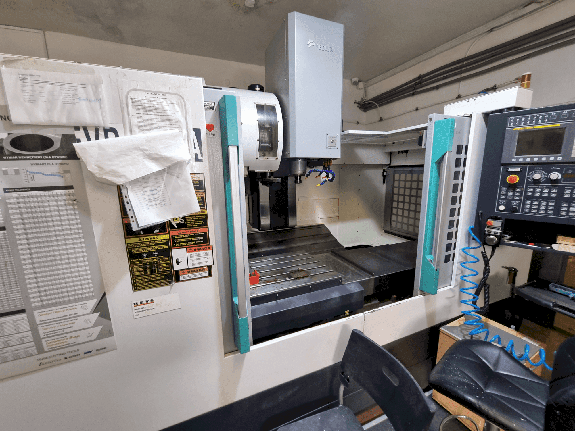 A Feeler FVP1300A gép elölnézete