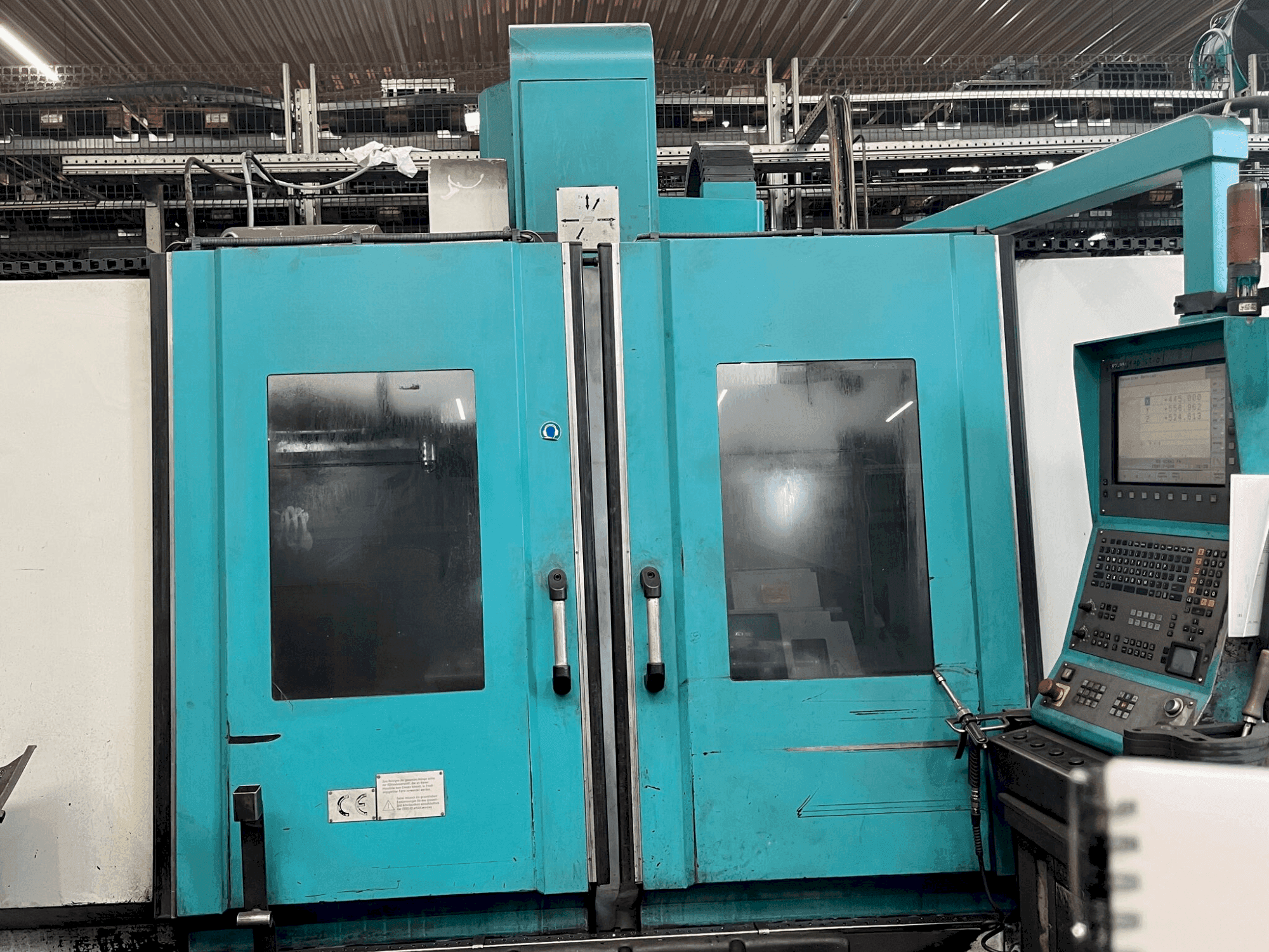 A RECKERMANN RBZ-1520 gép elölnézete