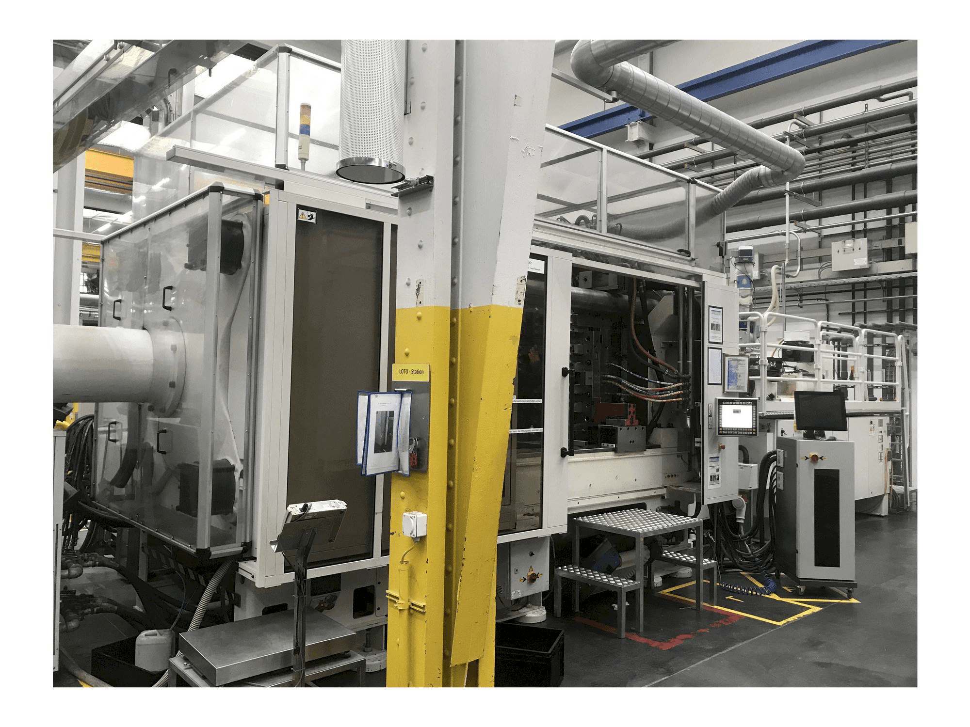 A Husky H650 RS 80/65 gép elölnézete