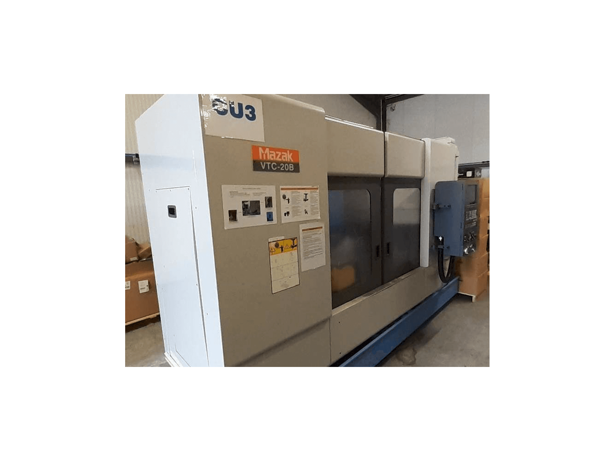 A Mazak VTC 20B gép elölnézete
