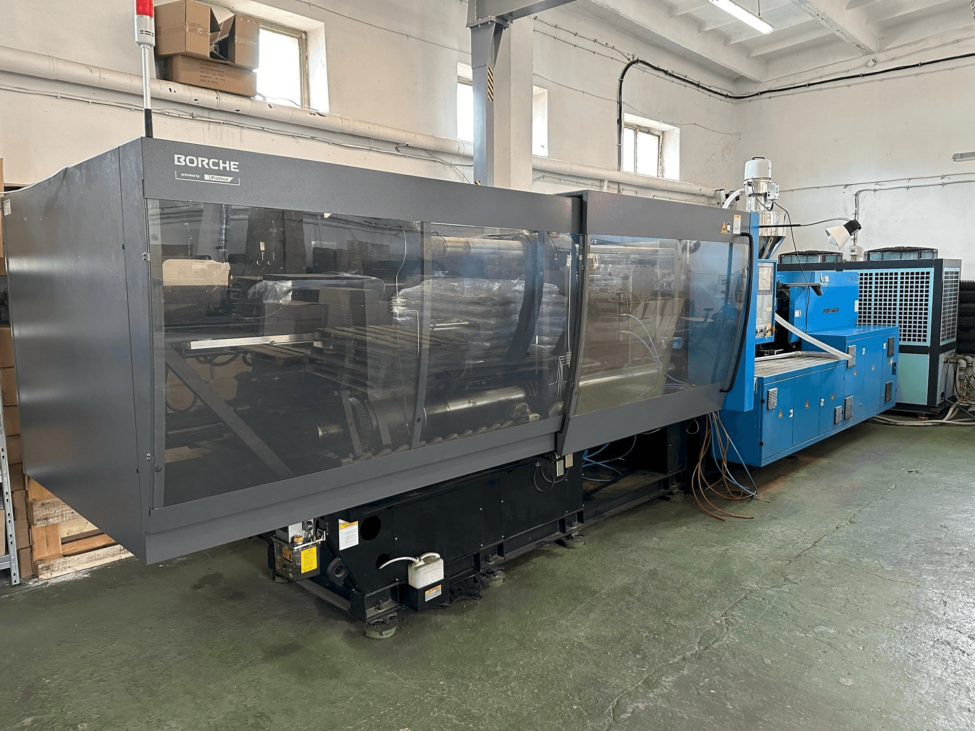 A BORCHÊ BS400 Economic gép elölnézete