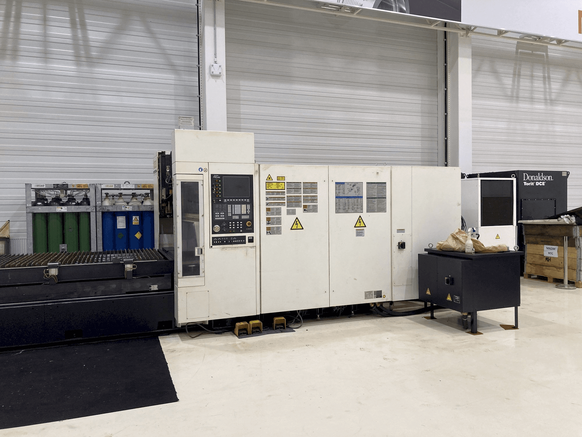 A Mazak Super Turbo-X 510 MK III RTC gép elölnézete