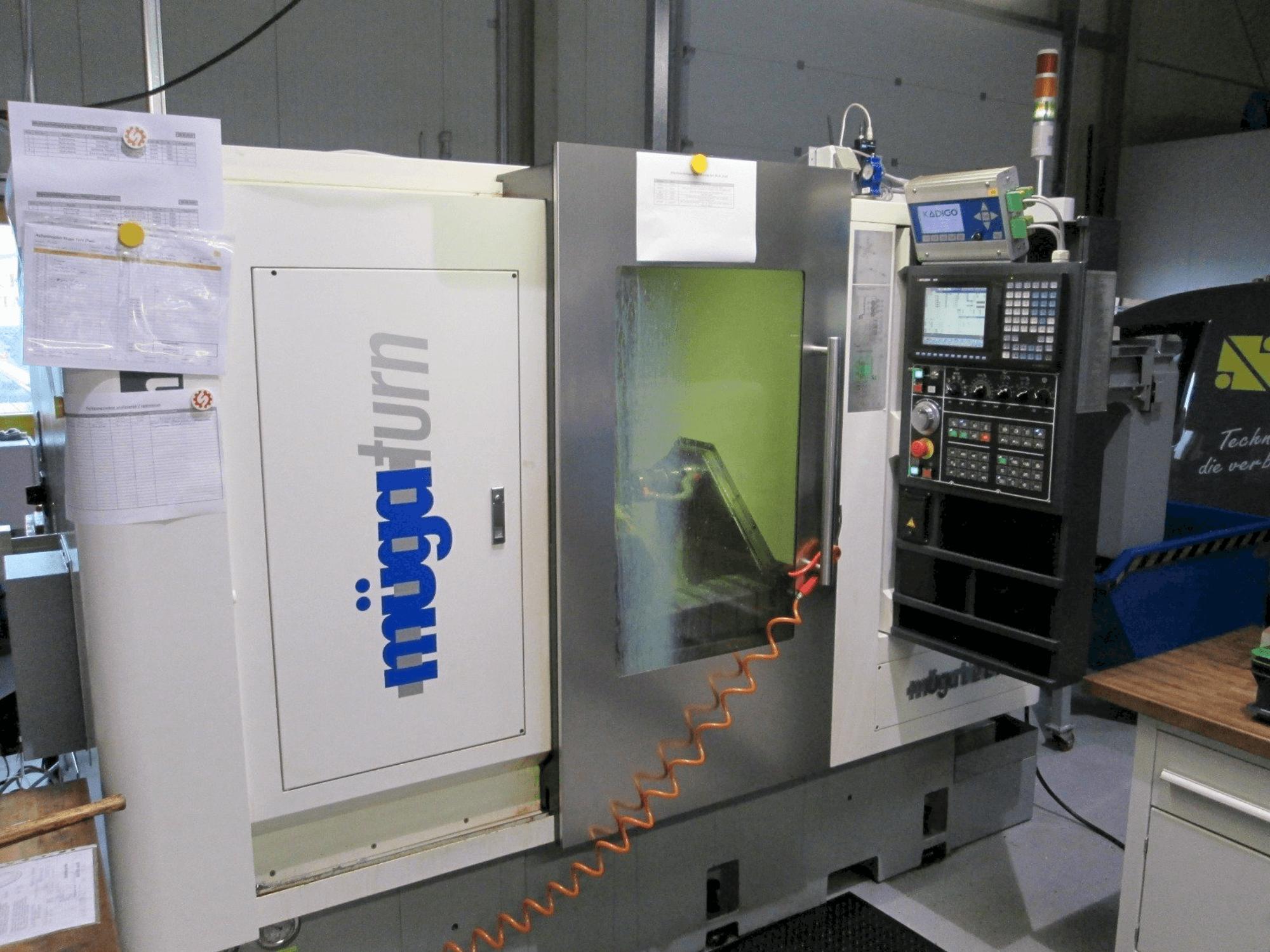 A Muga iTwin gép elölnézete