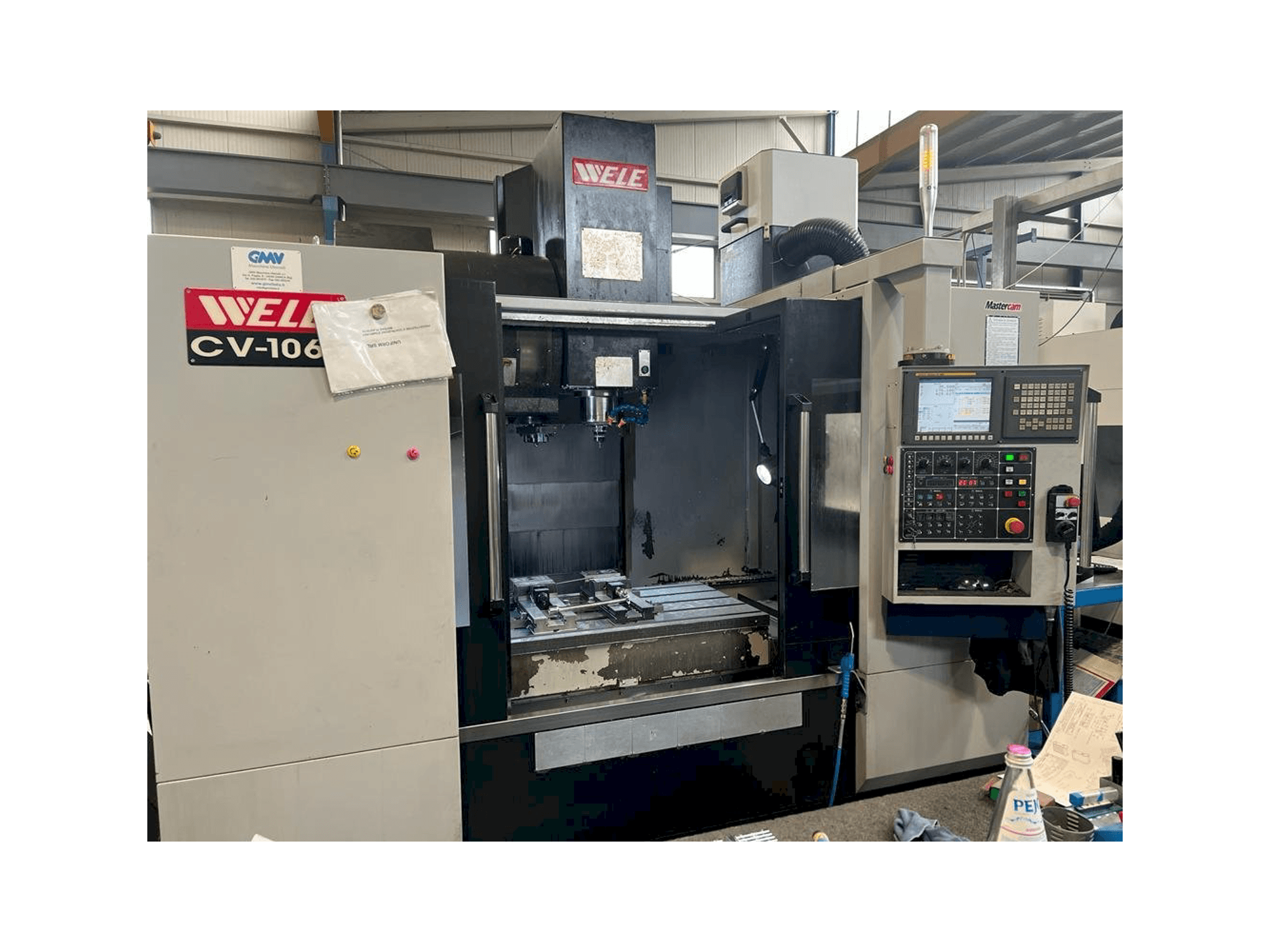 A Wele CV 1060 gép elölnézete