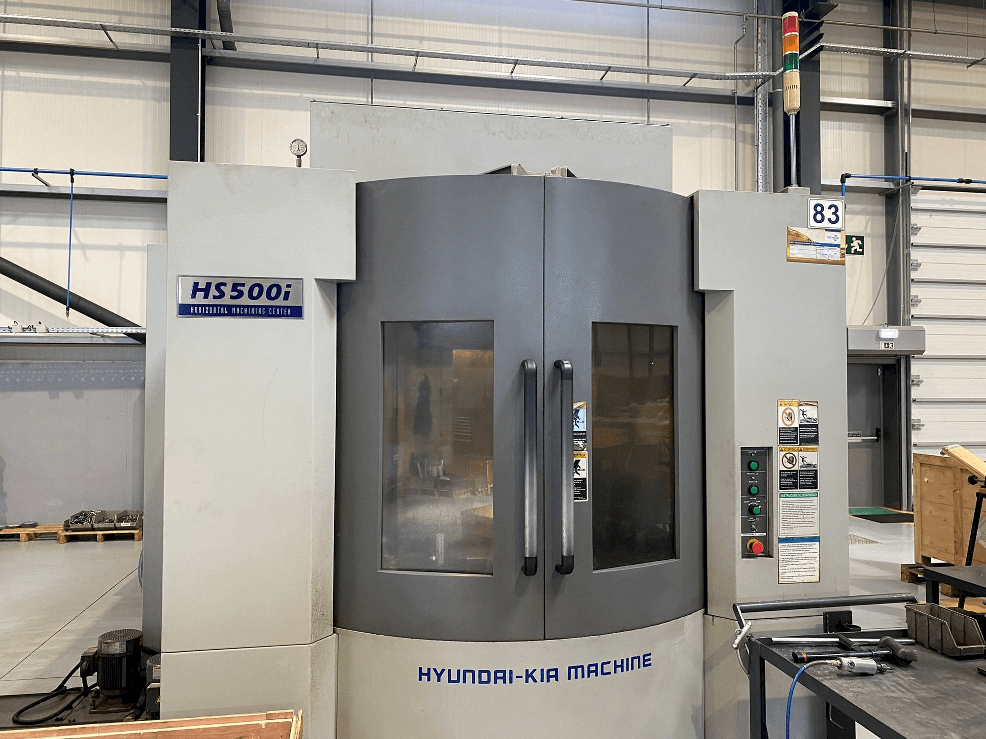 A Hyundai Kia HS500i gép elölnézete