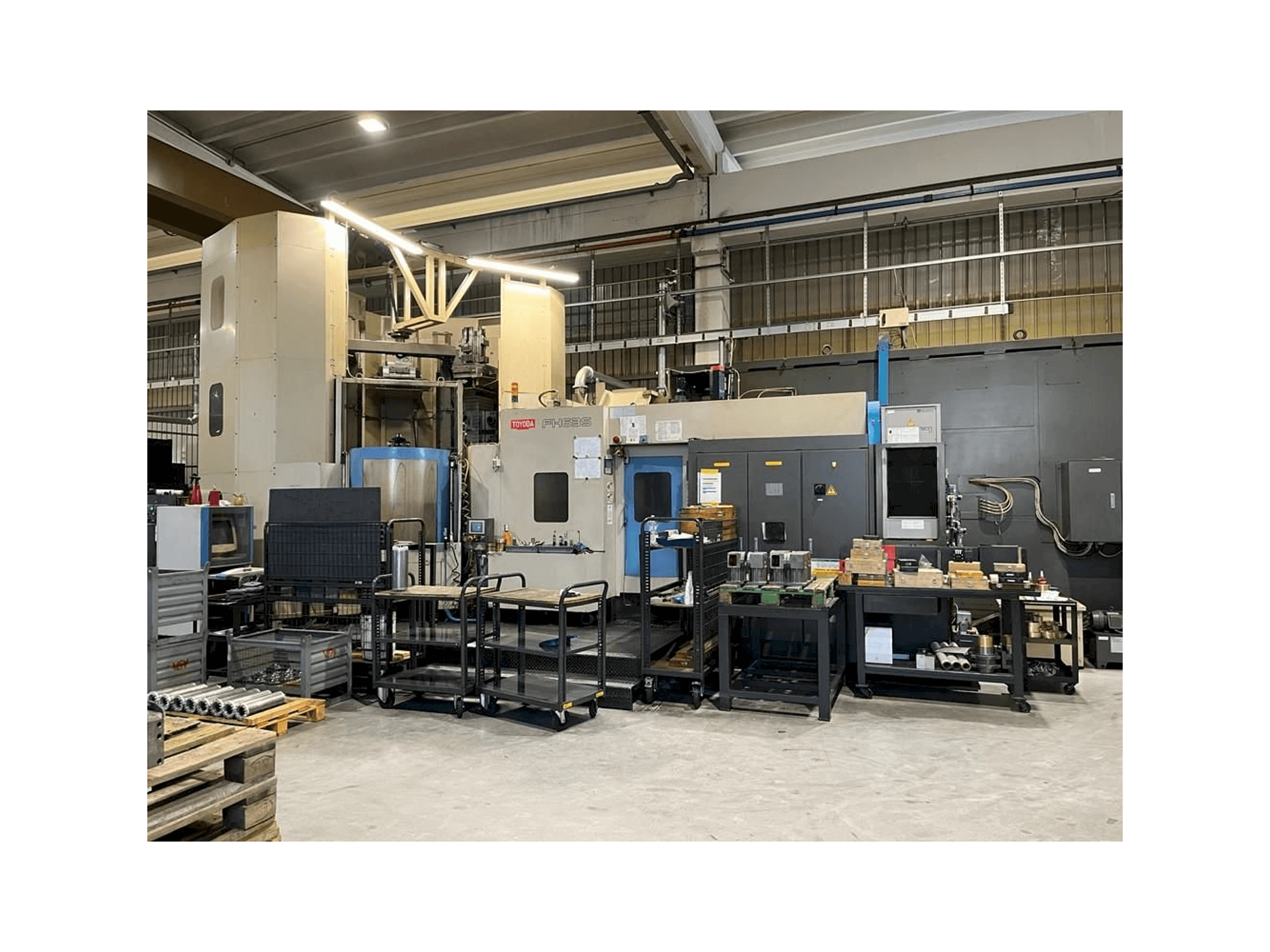 A TOYODA FH63S gép elölnézete