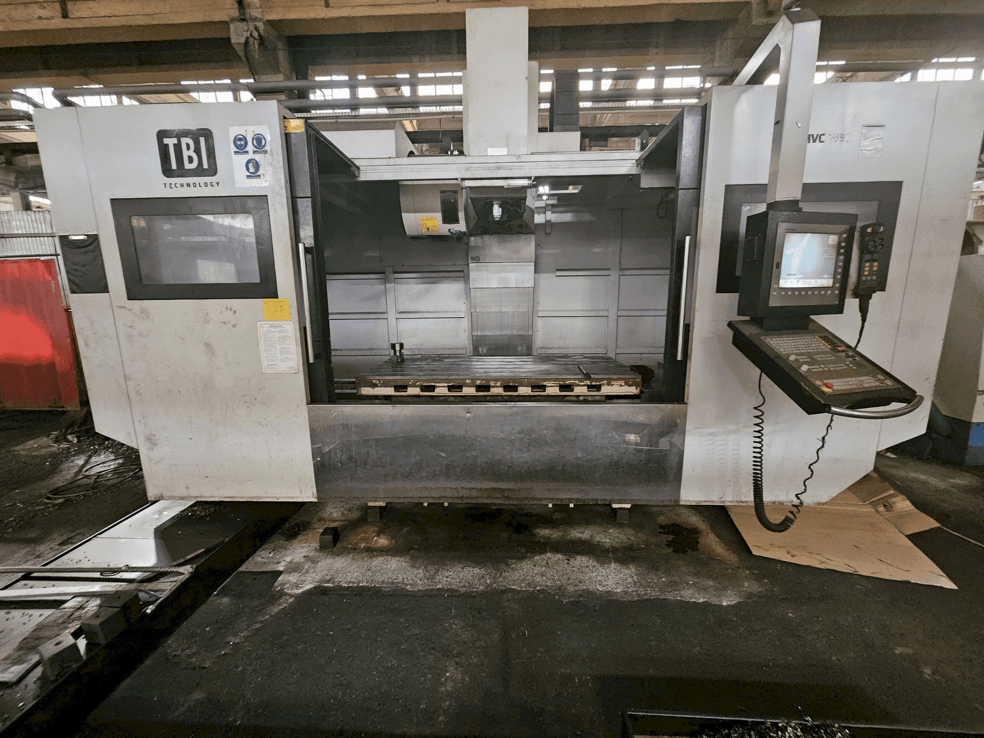 A TBI MVC 1890 gép elölnézete