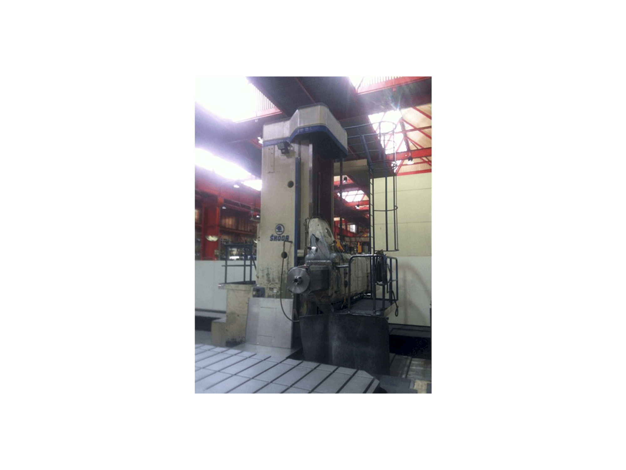 A SKODA WD 160 B gép elölnézete