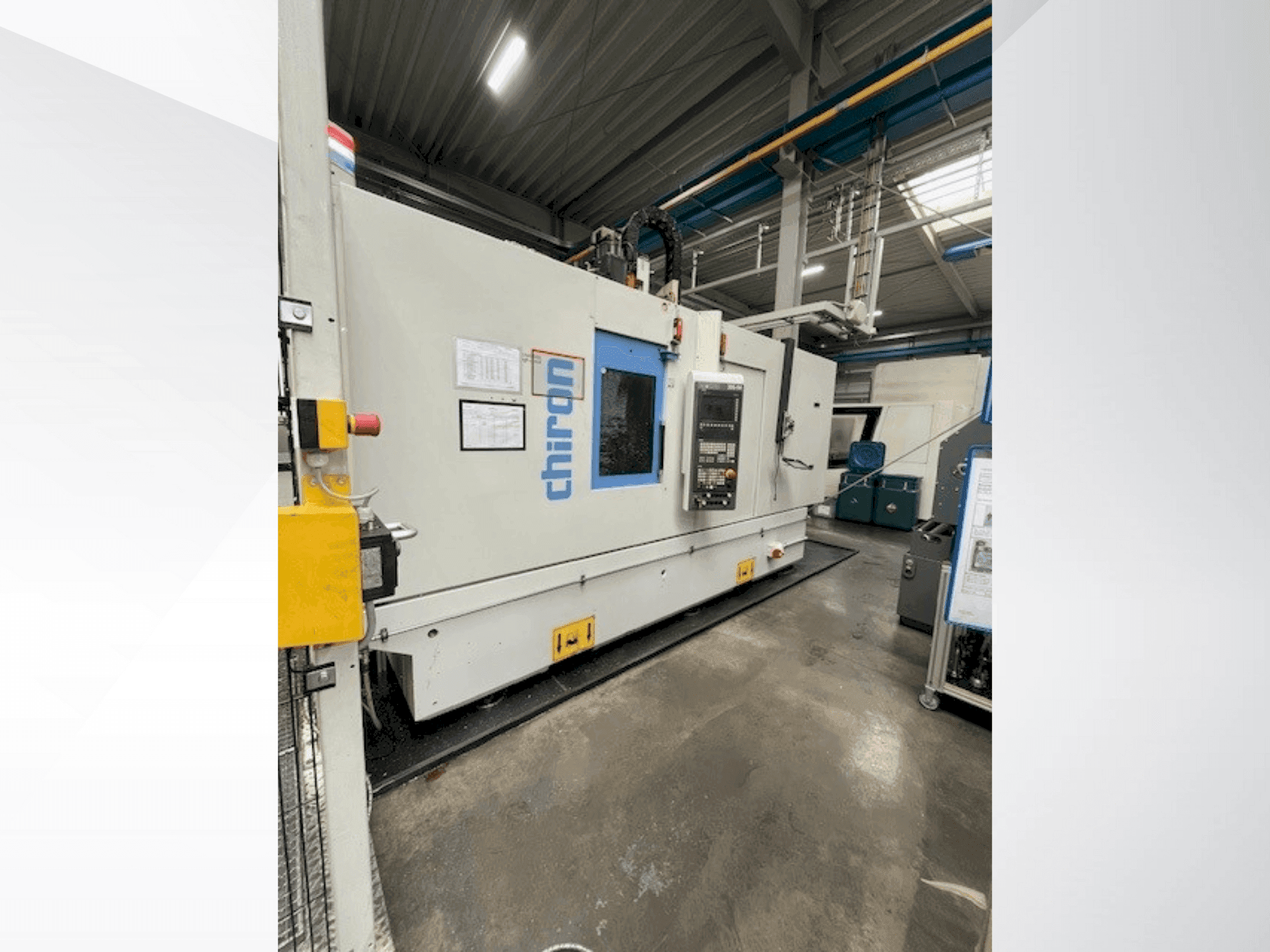 A CHIRON DZ18W gép elölnézete