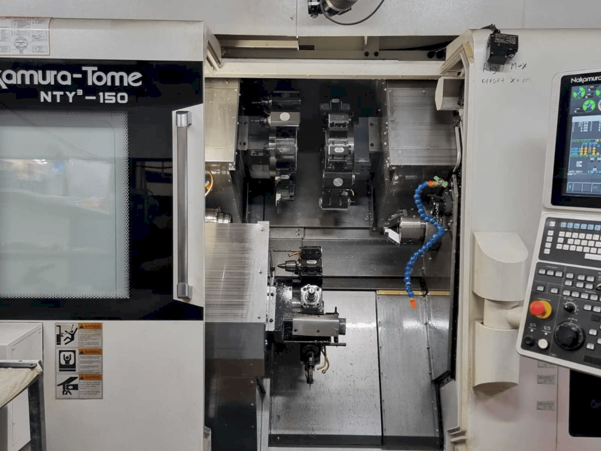 A NAKAMURA-TOME NTY3-150 gép elölnézete