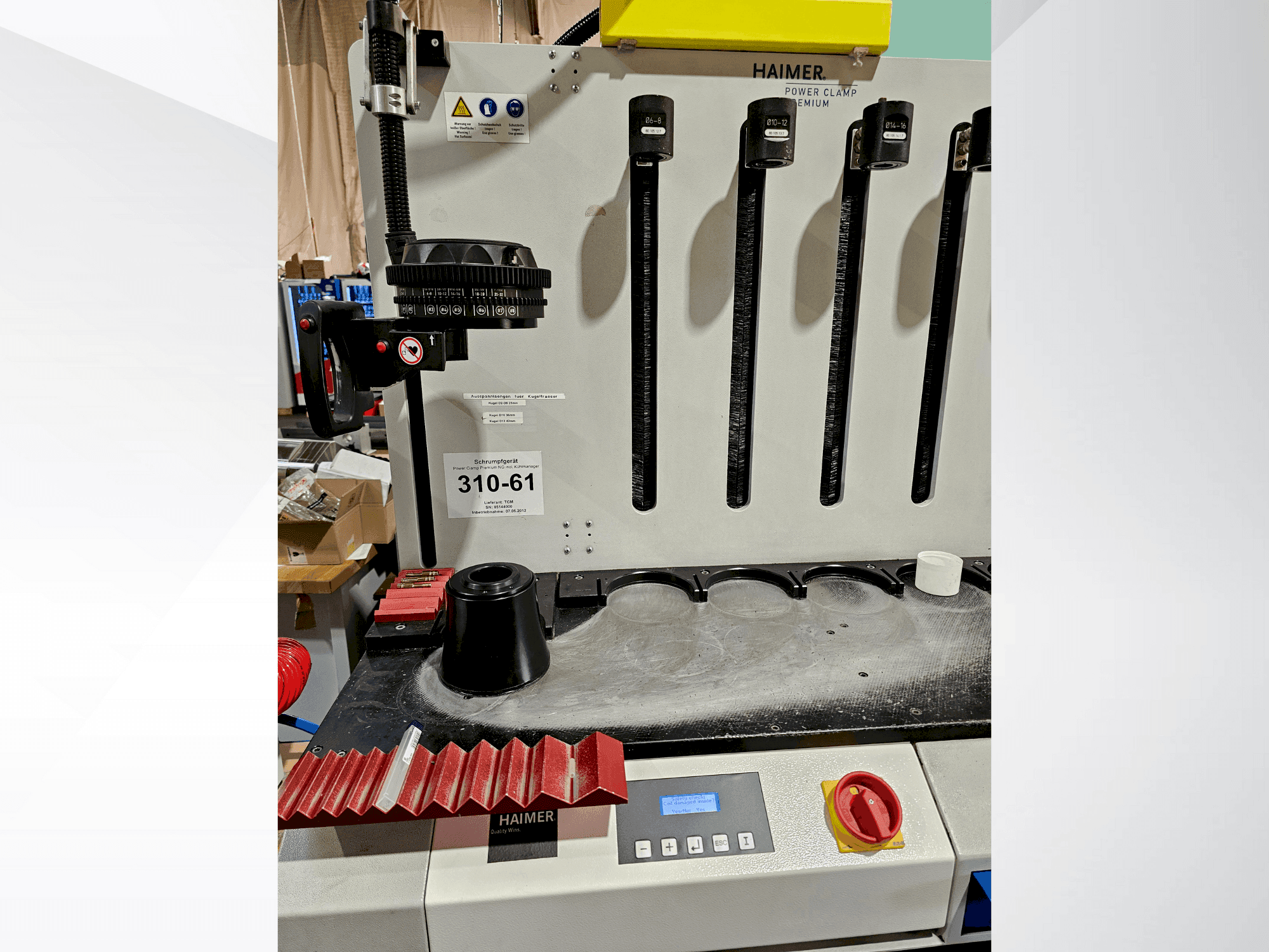 A HAIMER PC 2011 Premium gép elölnézete