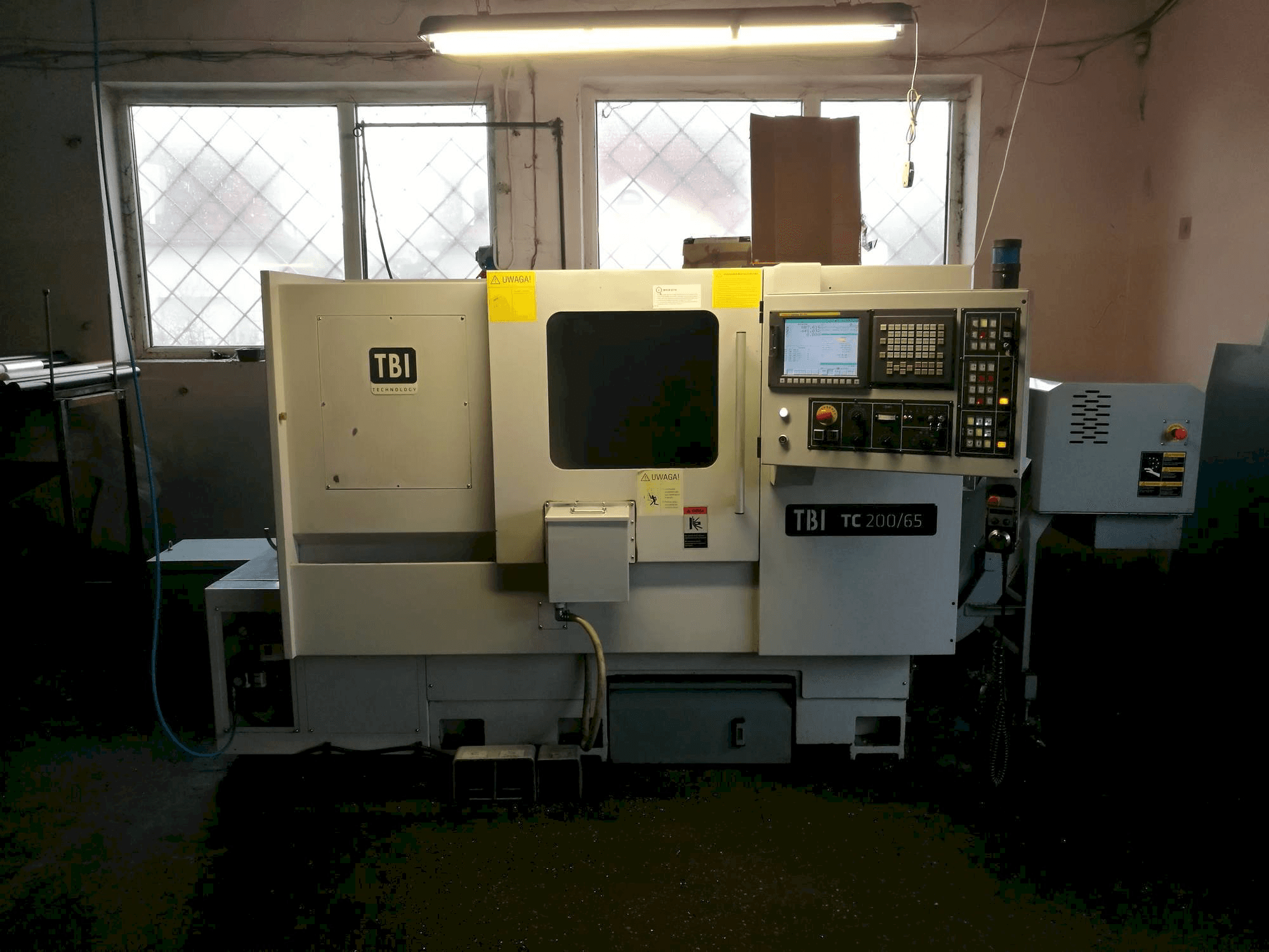 A TBI TC 200-65MC gép elölnézete