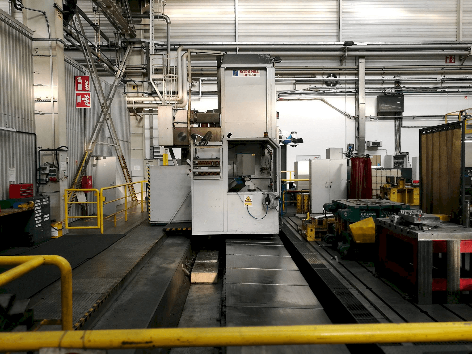 A Soraluce FR-8000 gép elölnézete