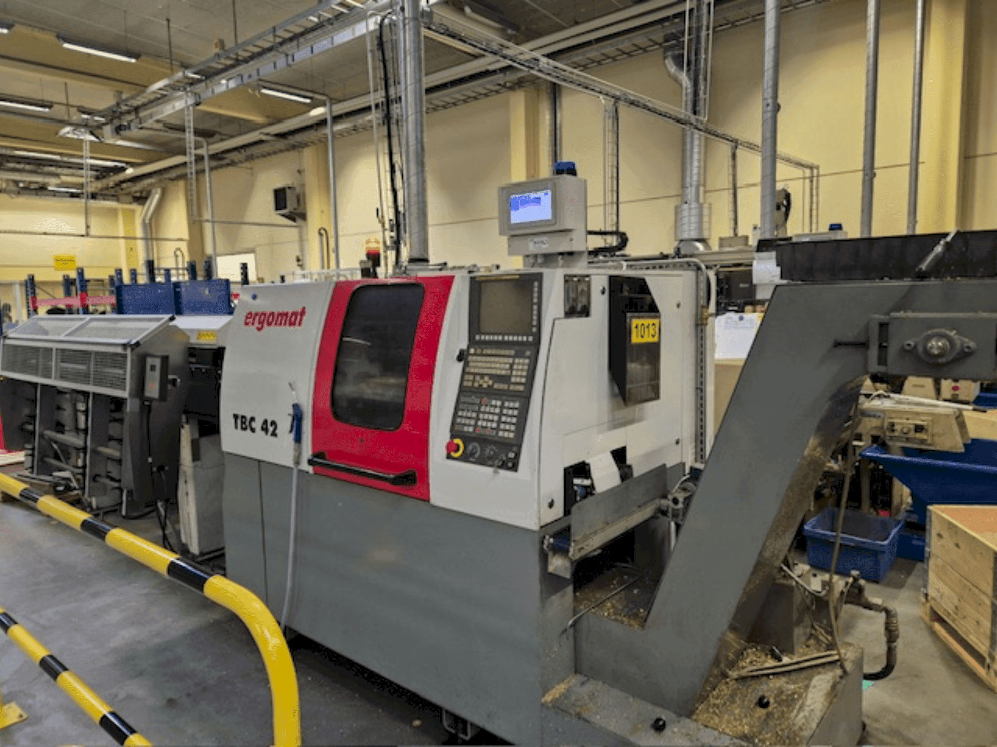 A ERGOMAT TBC-42 gép elölnézete