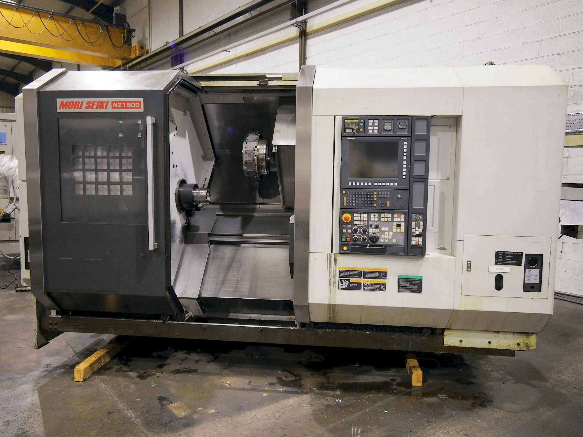 A MORI SEIKI NZ 1500 T2Y gép elölnézete