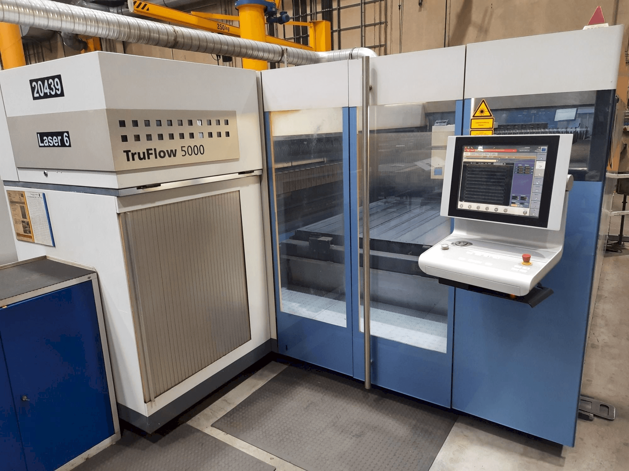 A Trumpf L 3030 gép elölnézete