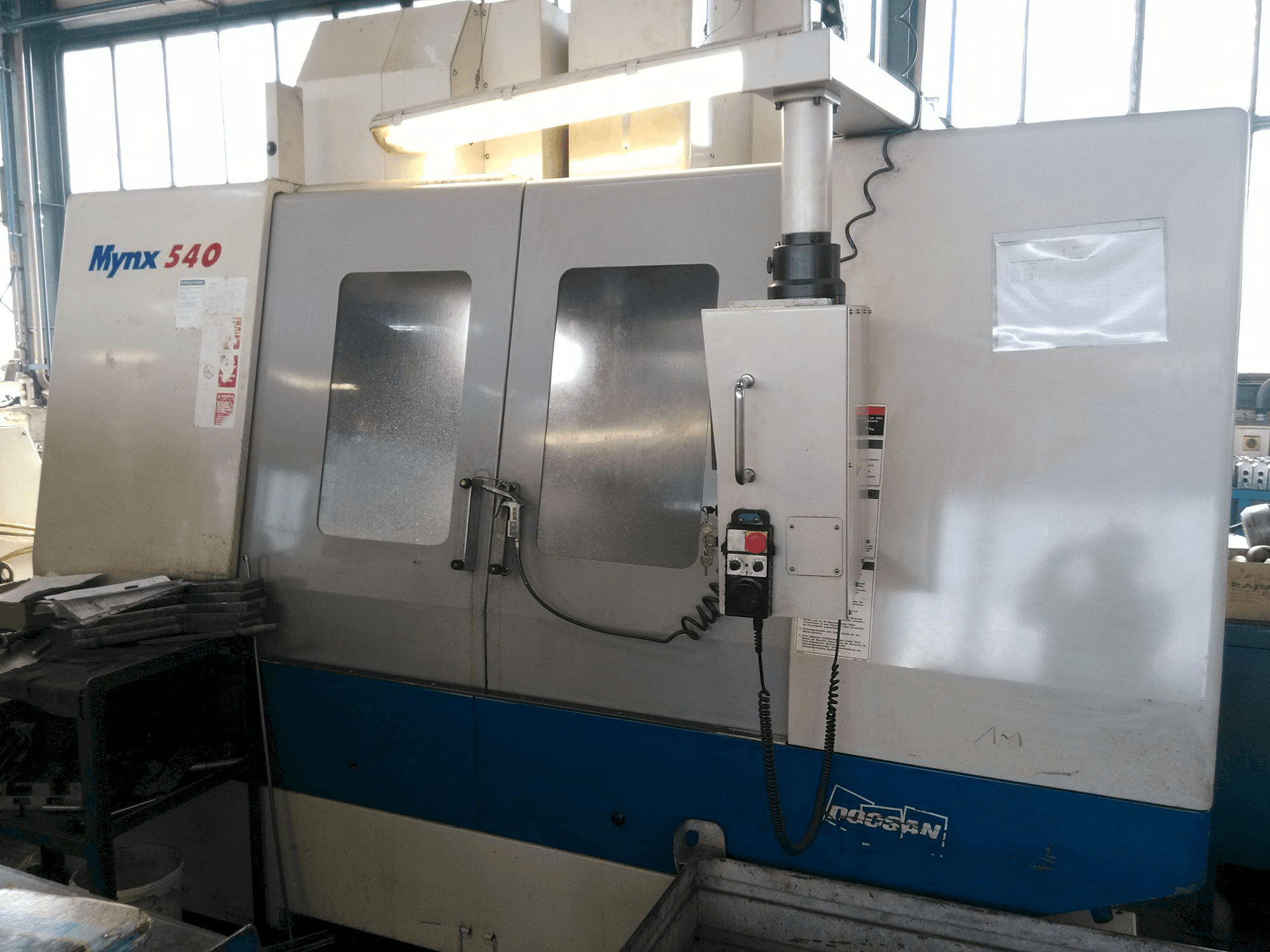 A Doosan Mynx 540 gép elölnézete