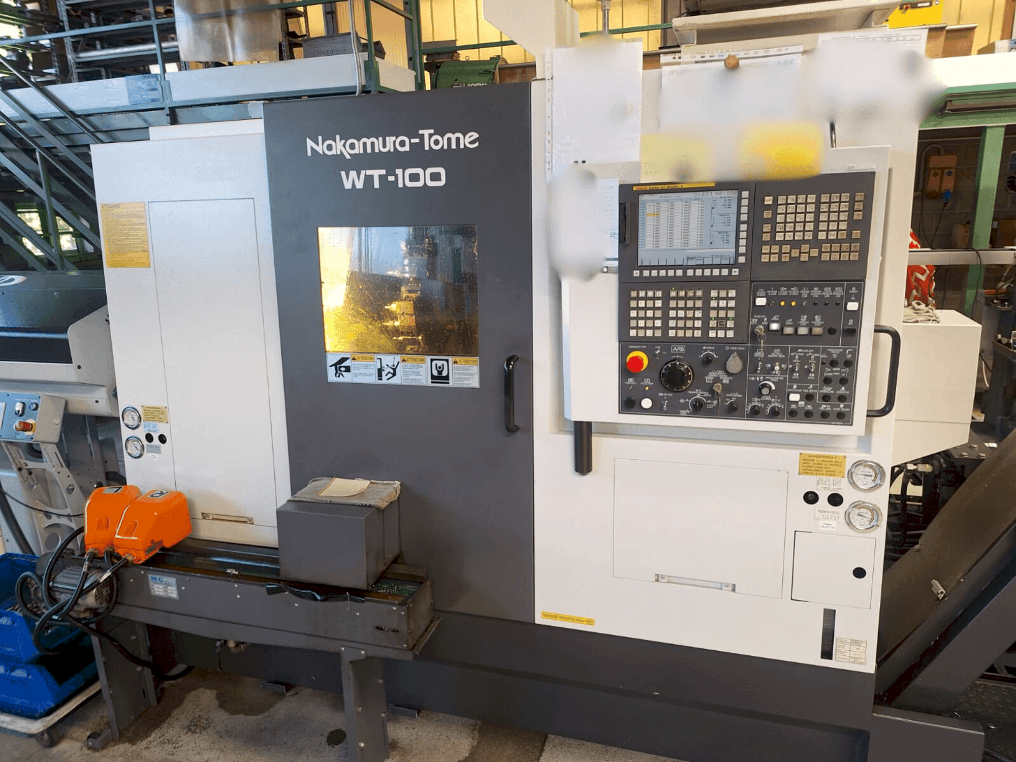 A NAKAMURA-TOME WT-100 gép elölnézete