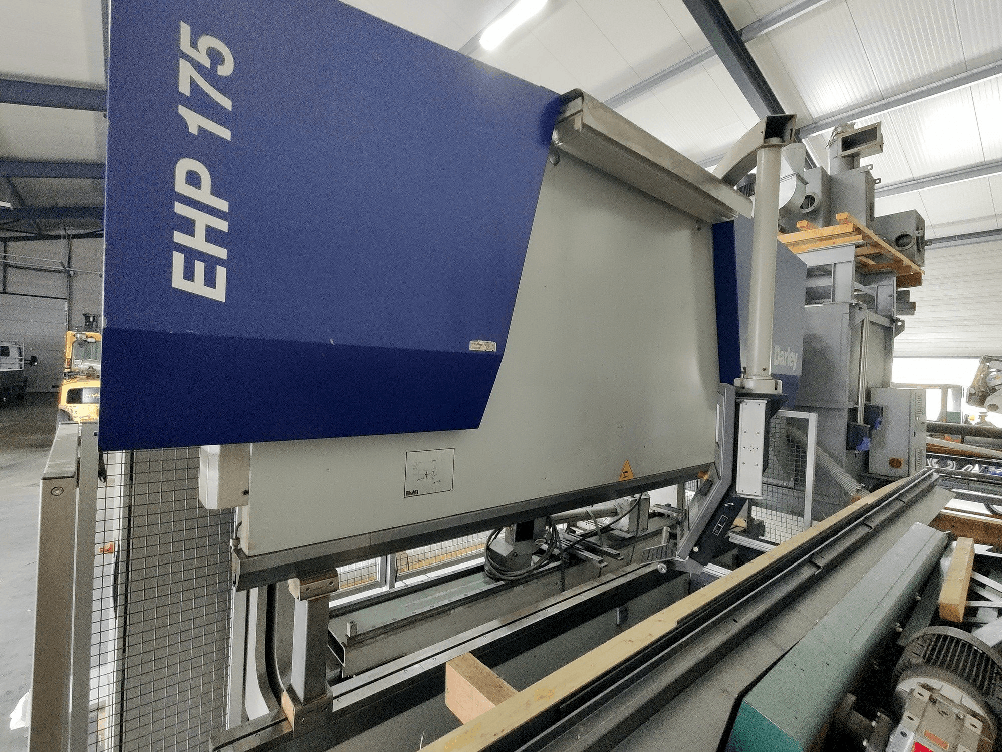 A Darley EHP 175.31/25 gép bal oldali nézete