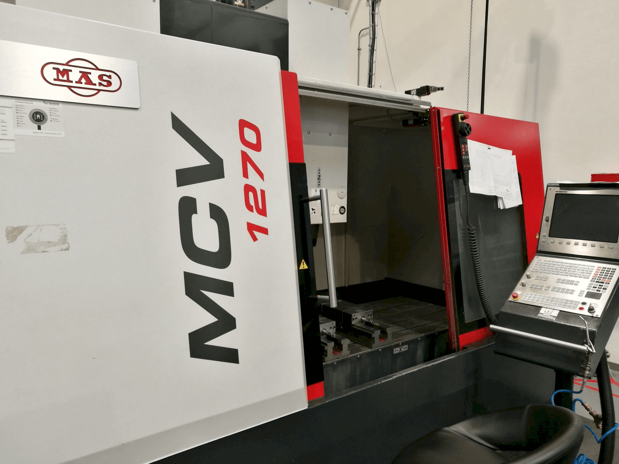 A KOVOSVIT MAS MCV 1270 gép elölnézete