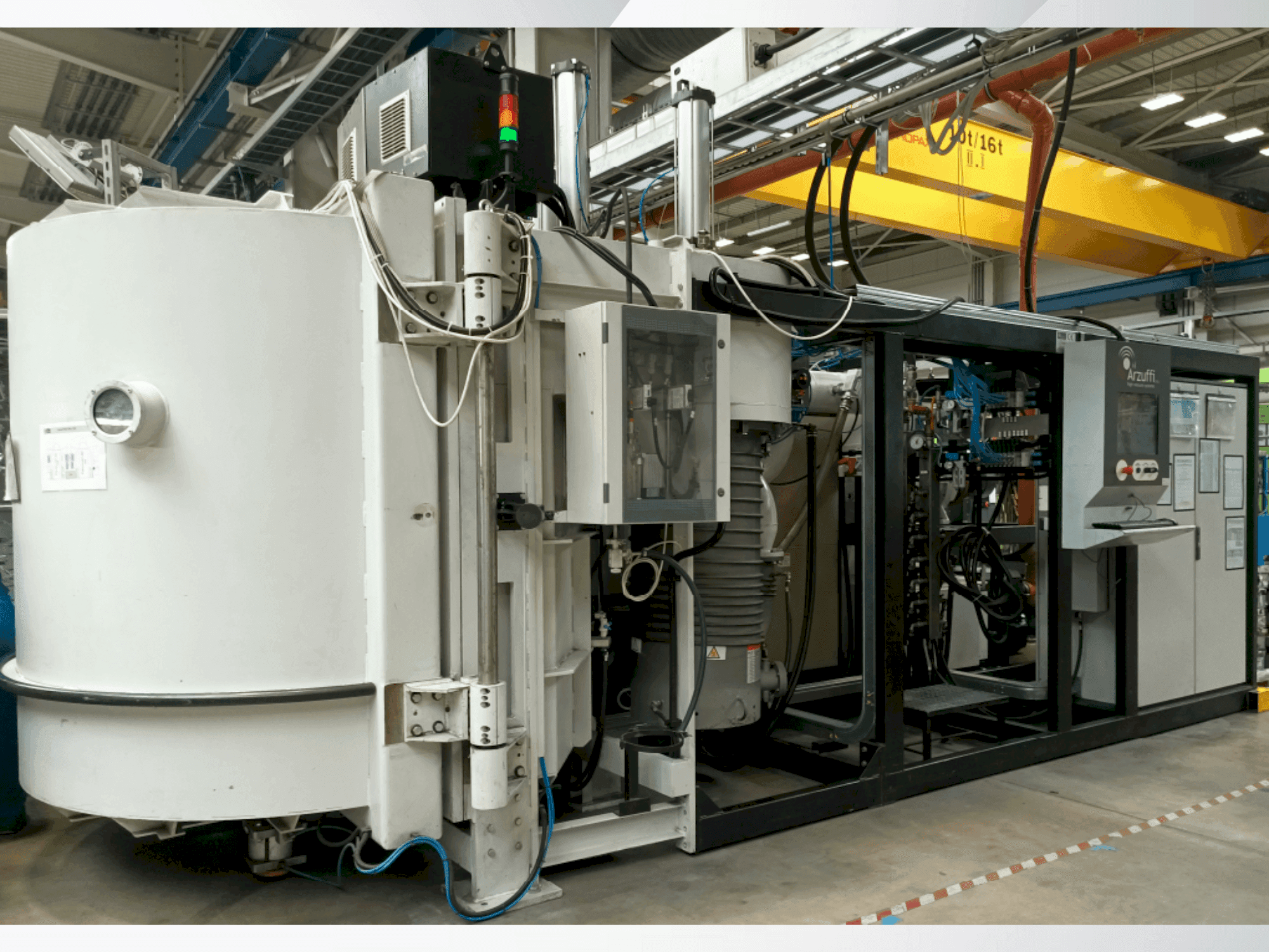 A ARZUFFI AM/KW 1DA2 1900/1800 IC MF gép elölnézete