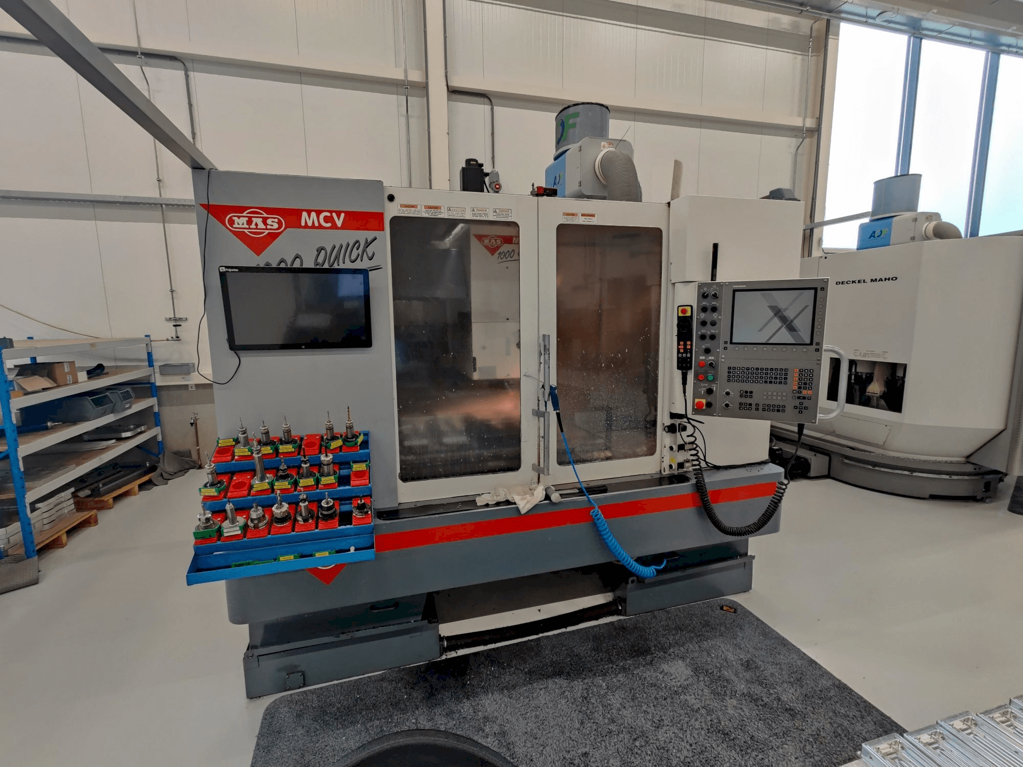 A MAS MCV1000 Quick gép elölnézete