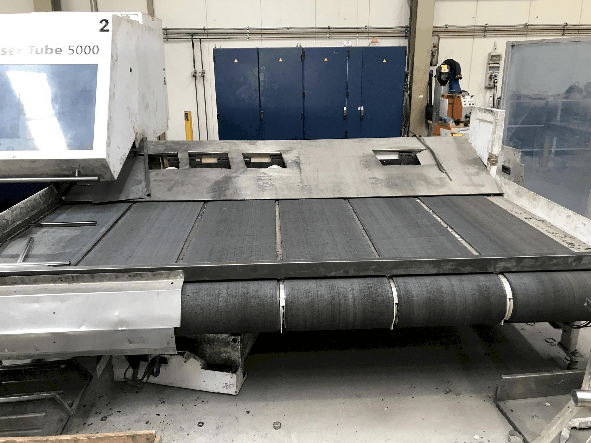 A Trumpf TruLaser Tube 5000 gép elölnézete