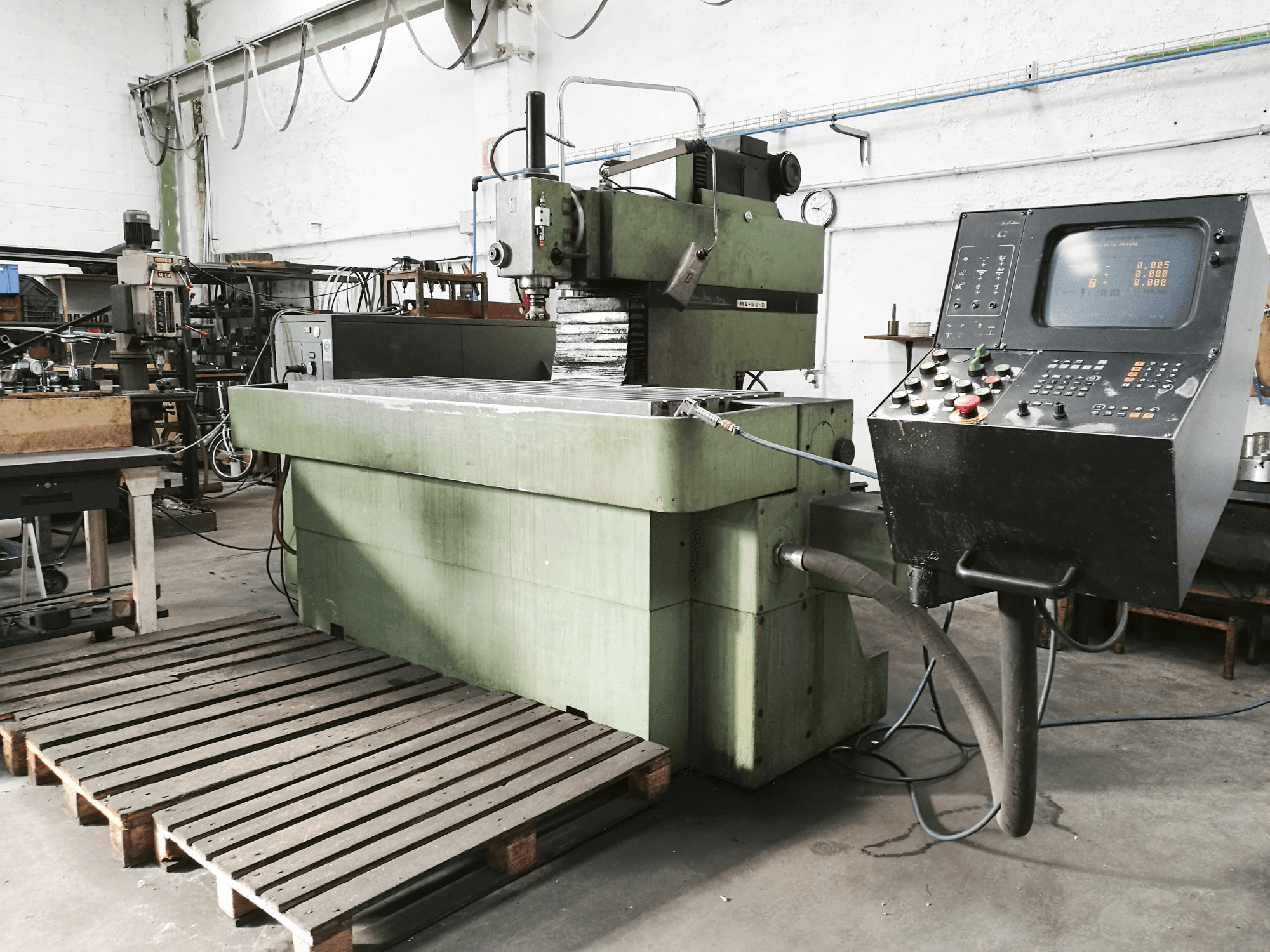 A Metba MB-55-D gép jobb nézete