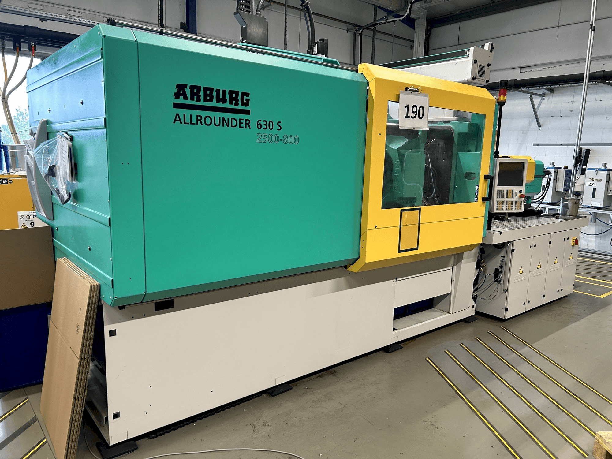 A Arburg Allrounder 630S 2500-800 (2016) gép elölnézete