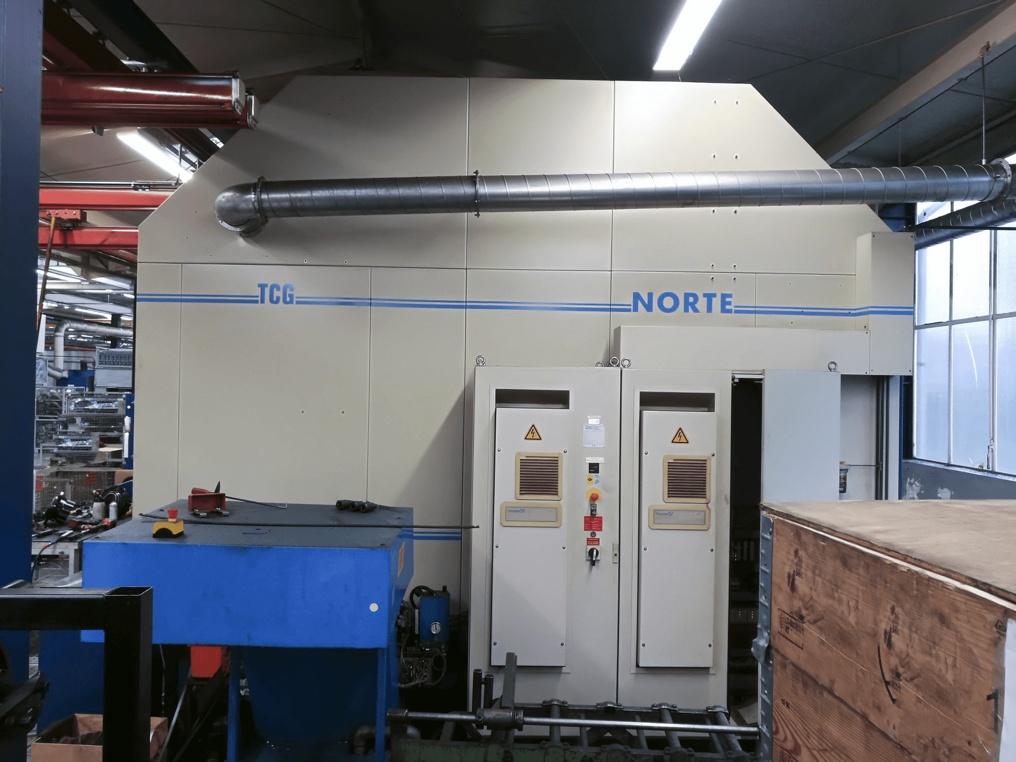 A NORTE VHS 630 gép elölnézete