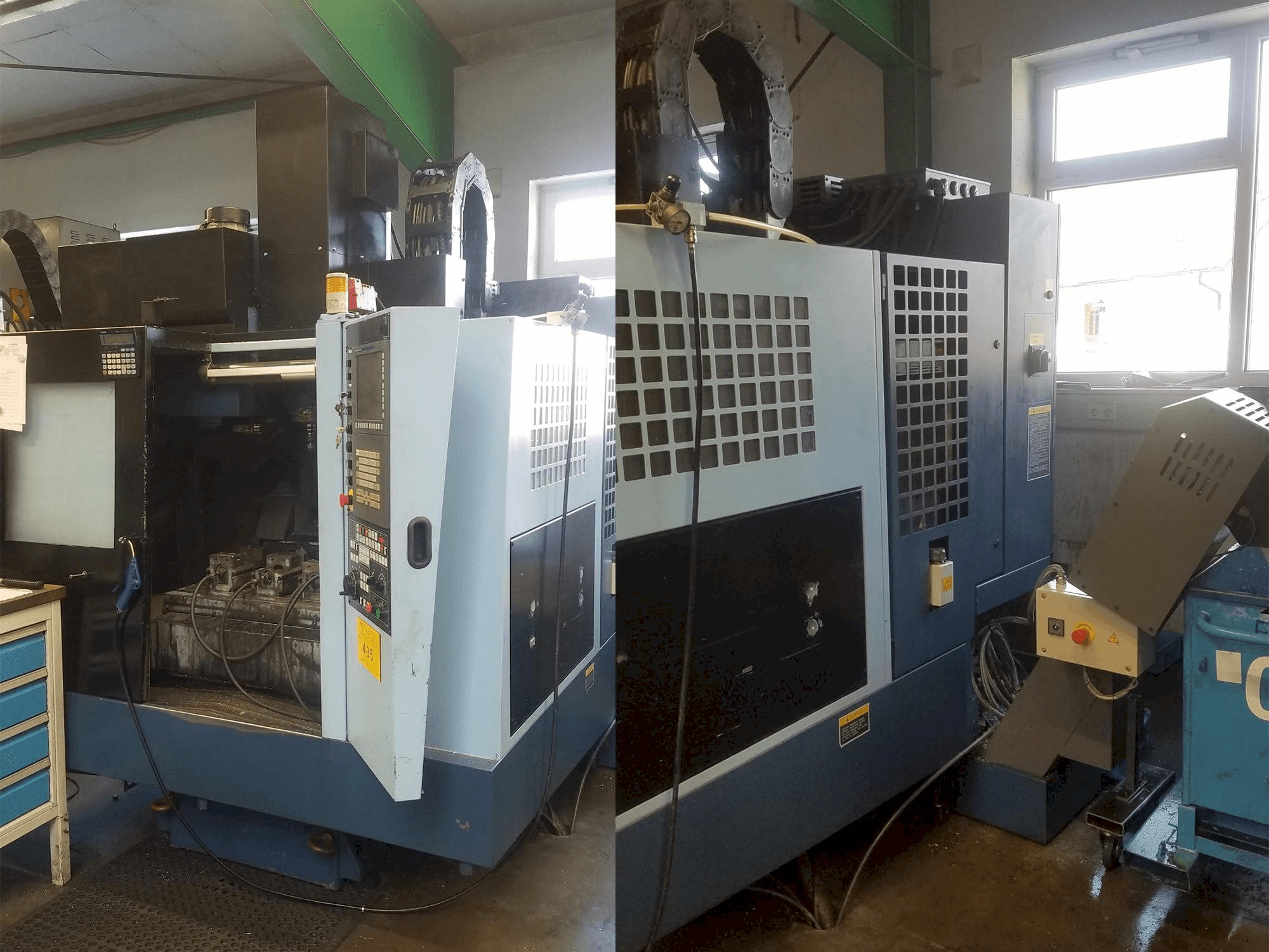 A Matsuura 550 V-Plus gép elölnézete