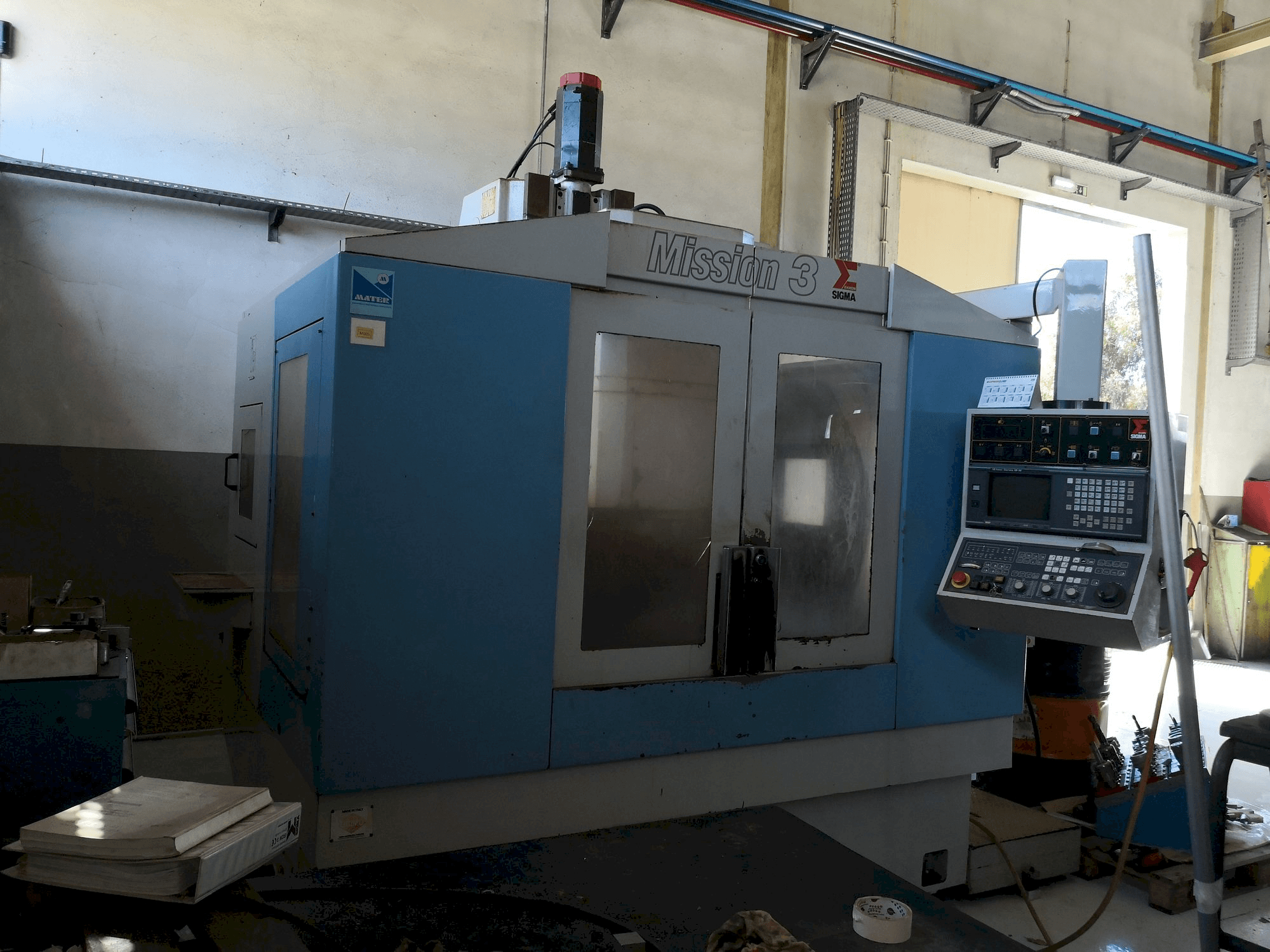 A Sigma Mission 3 gép elölnézete