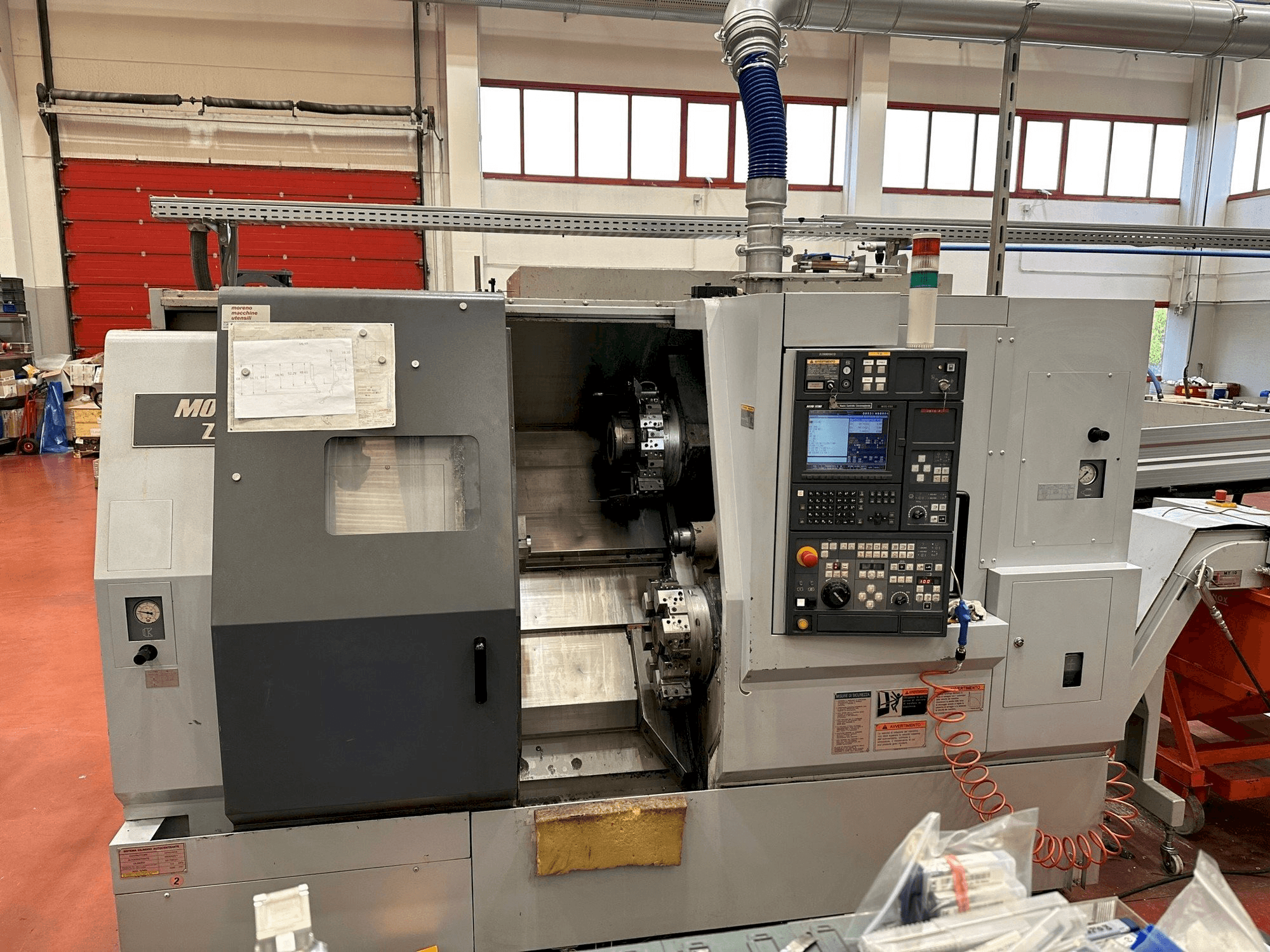 A MORI SEIKI ZL 203 MC gép elölnézete
