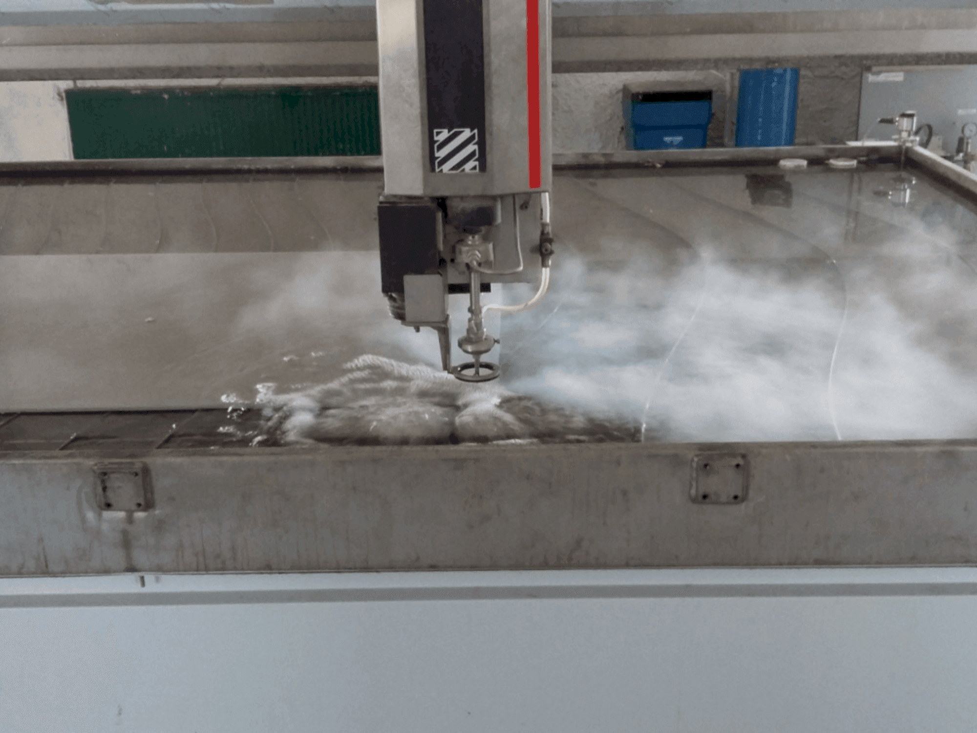 A Intermac primus 322 (2014) gép munkatere